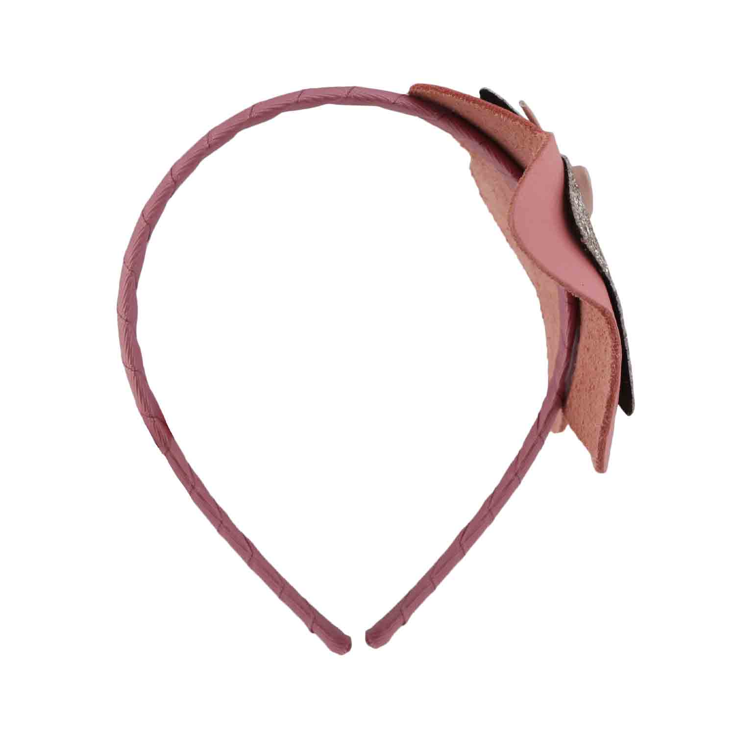 CERCHIETTO ROSA CON STELLA GLITTER BAMBINA - annameglio.com abbigliamento moda