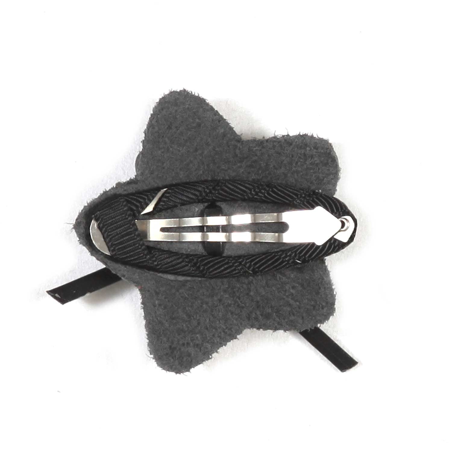 FERMAGLIO CLIP CON STELLA NERA E ORO BAMBINA - annameglio.com abbigliamento moda