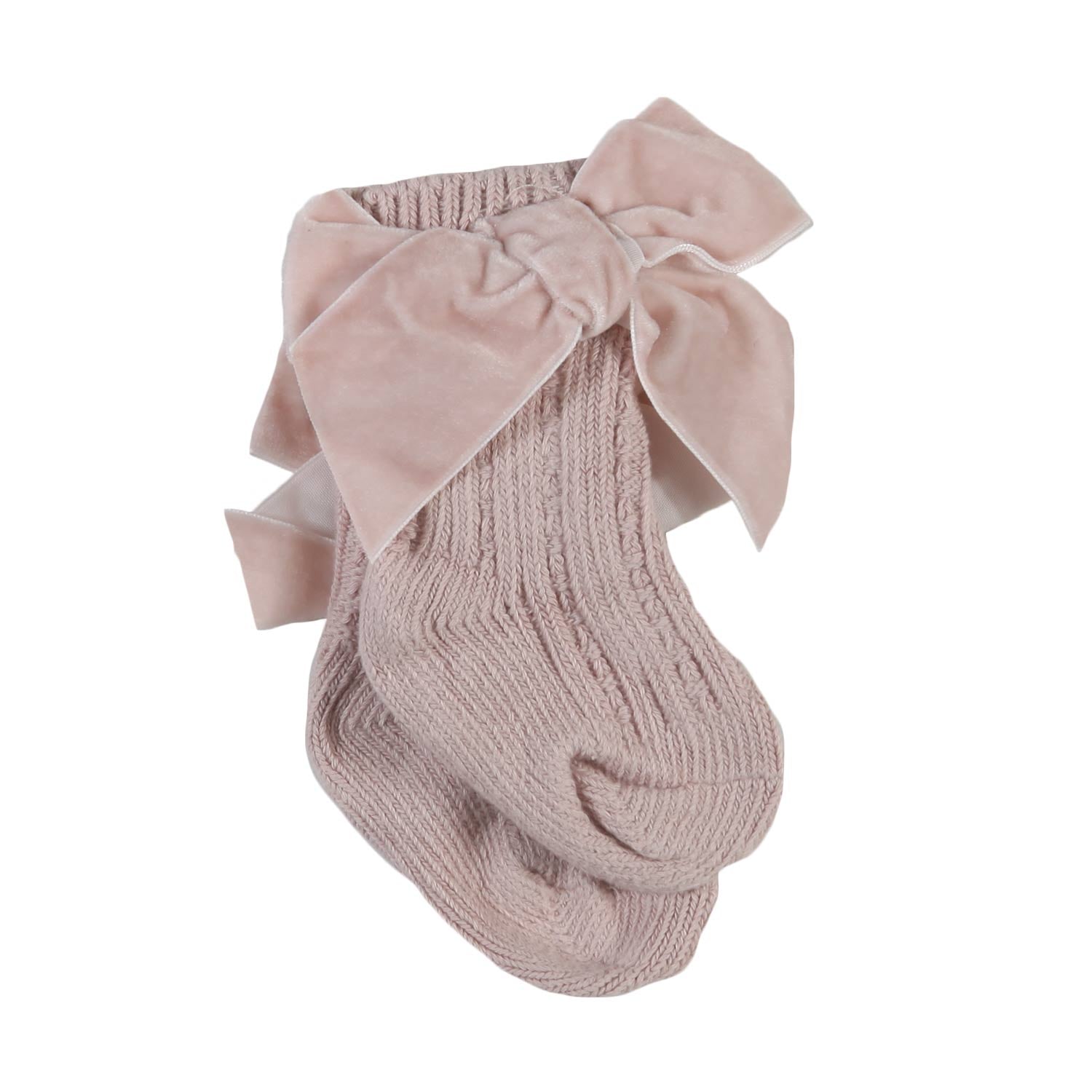 CALZINI ROSA CON FIOCCO BAMBINA - annameglio.com abbigliamento moda