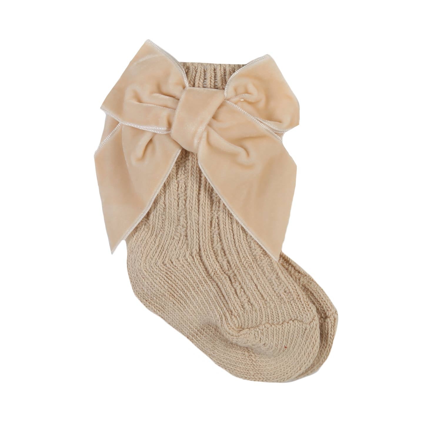 CALZINI PANNA CON FIOCCO BAMBINA - annameglio.com abbigliamento moda