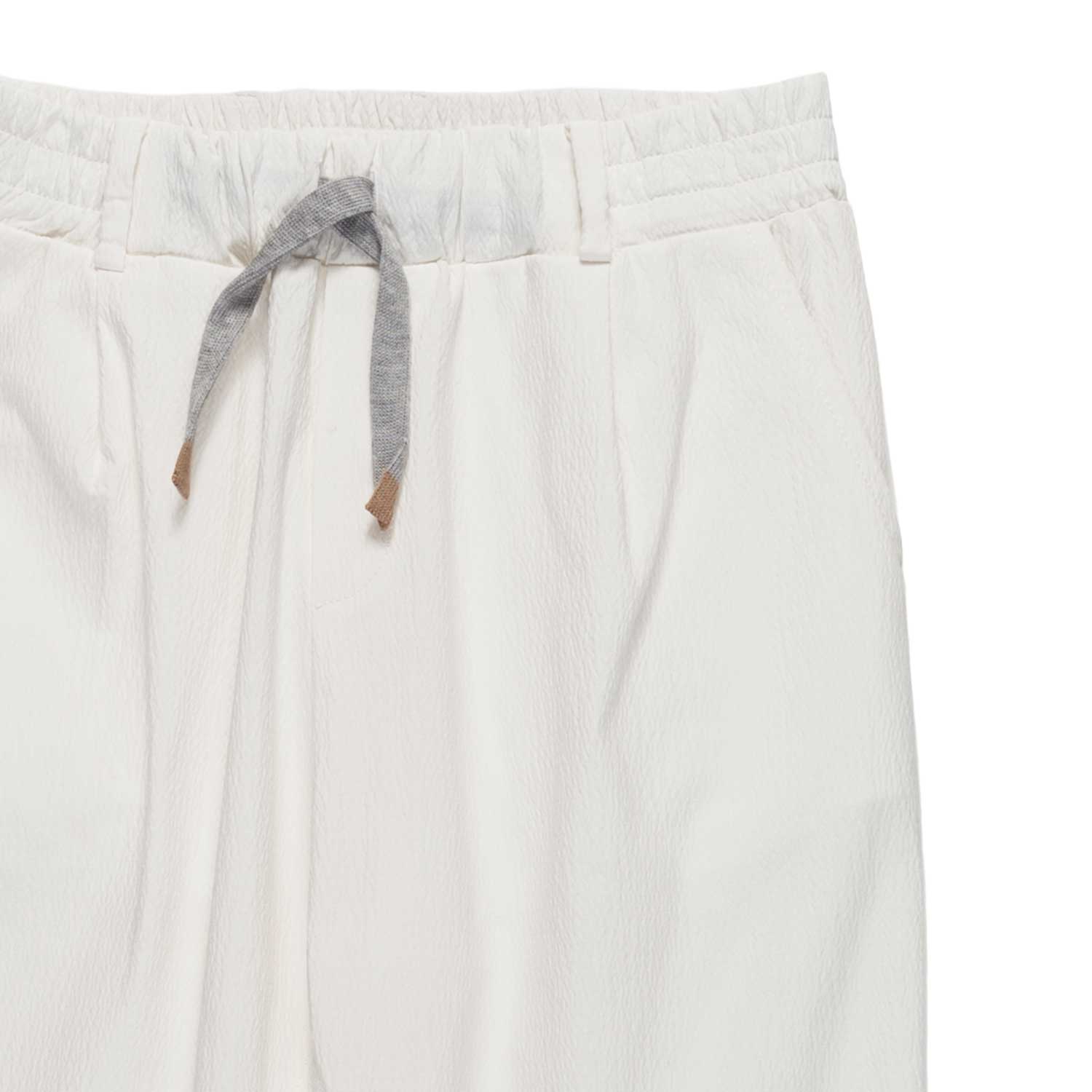 PANTALONE SPORTY CHIC BIANCO LATTE BAMBINA E TEEN - annameglio.com abbigliamento moda