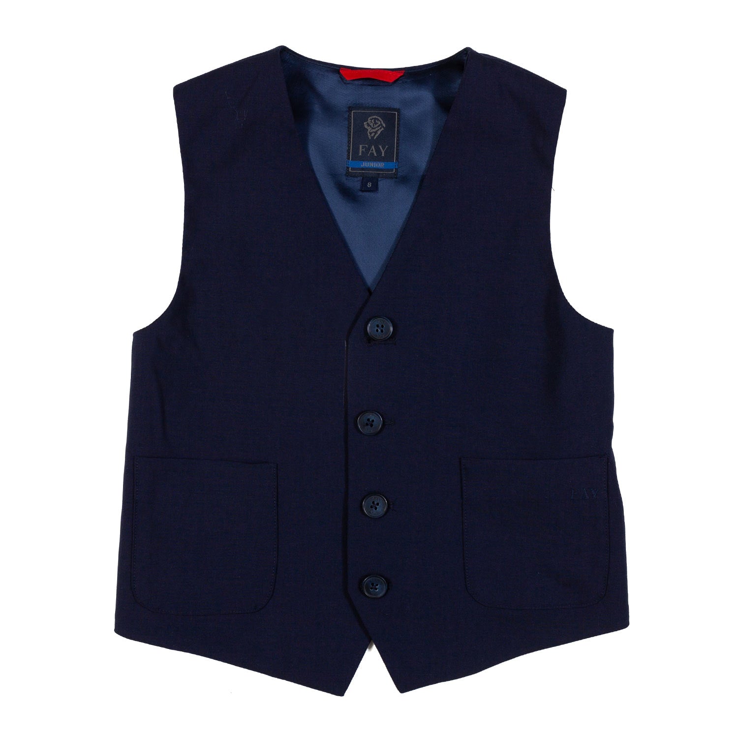 GILET BLU SCURO FRESCOLANA BAMBINO E TEENAGER - annameglio.com abbigliamento moda