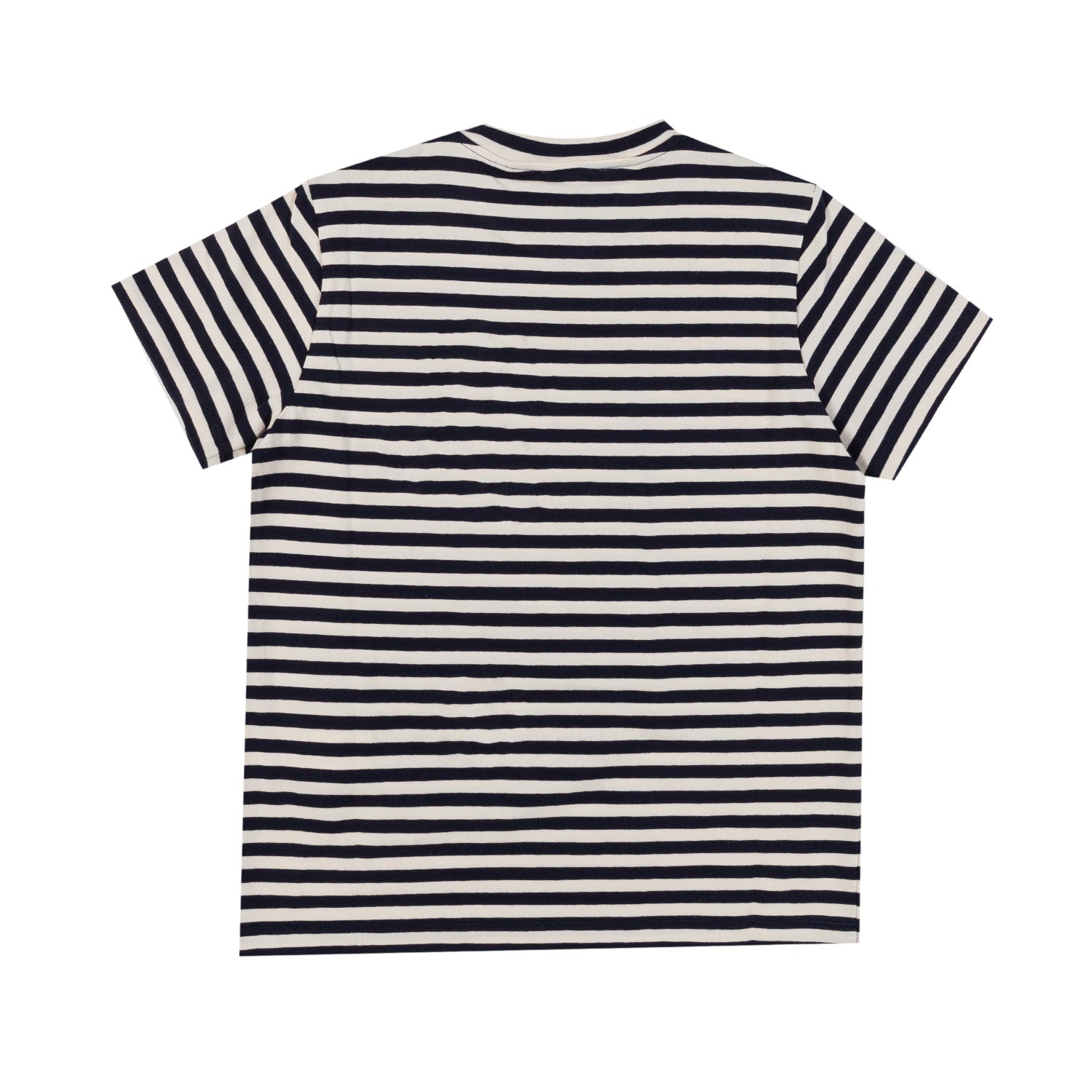T-SHIRT BIANCO PANNA E BLU NAVY A RIGHE - annameglio.com abbigliamento moda