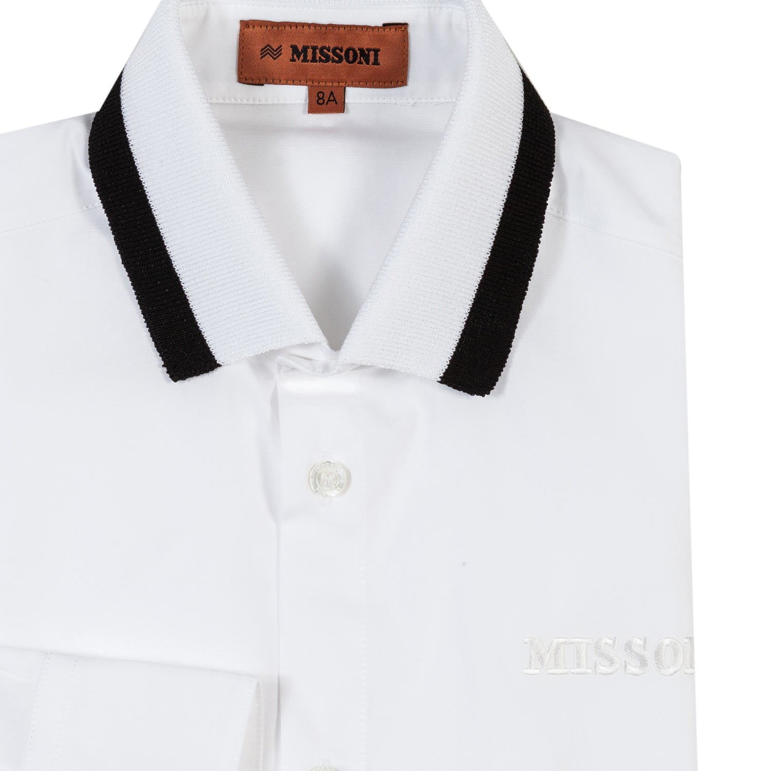 CAMICIA BIANCA CON COLLETTO POLO BAMBINO TEENAGER - annameglio.com abbigliamento moda