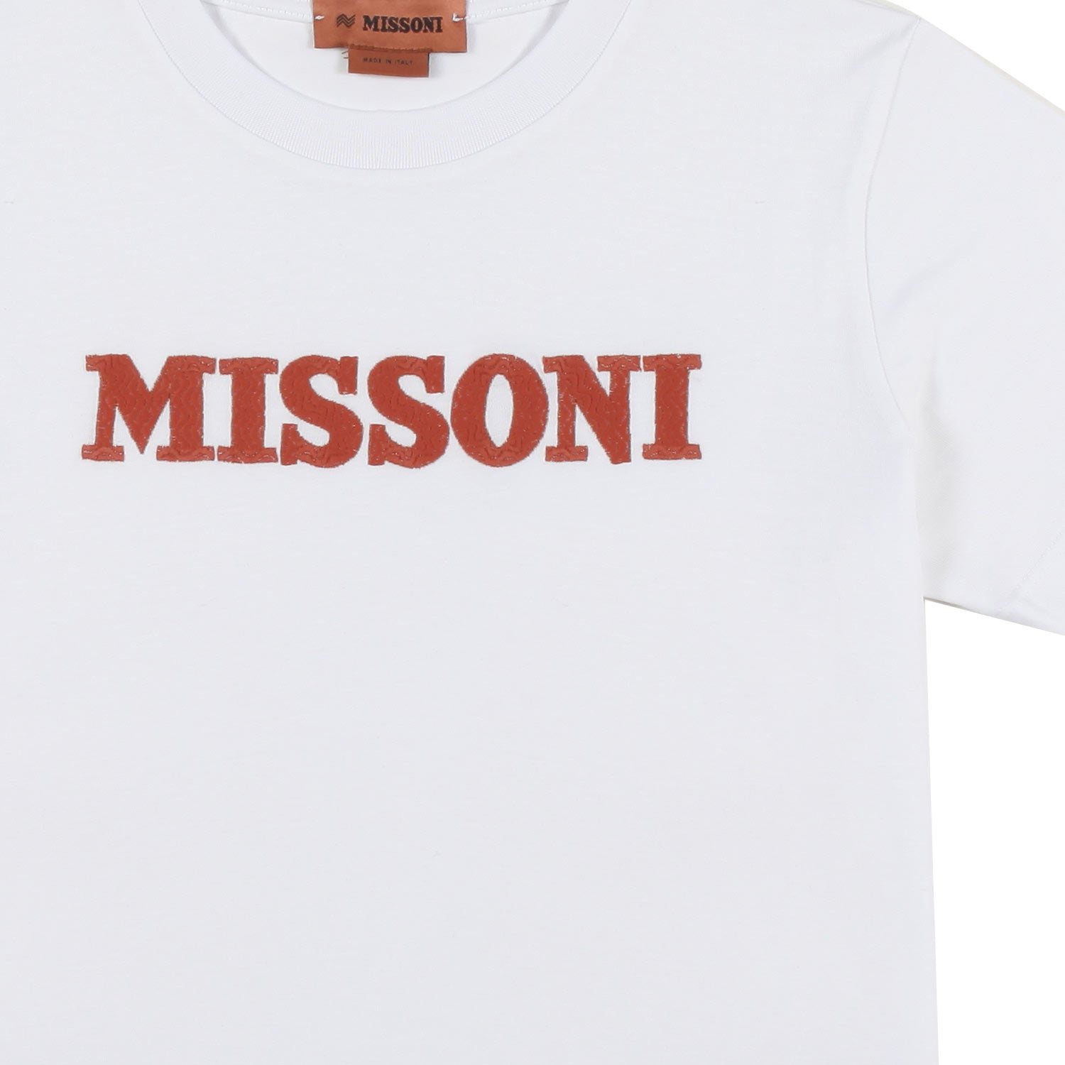 T-SHIRT UNISEX BIANCA CON LOGO RUGGINE - annameglio.com abbigliamento moda