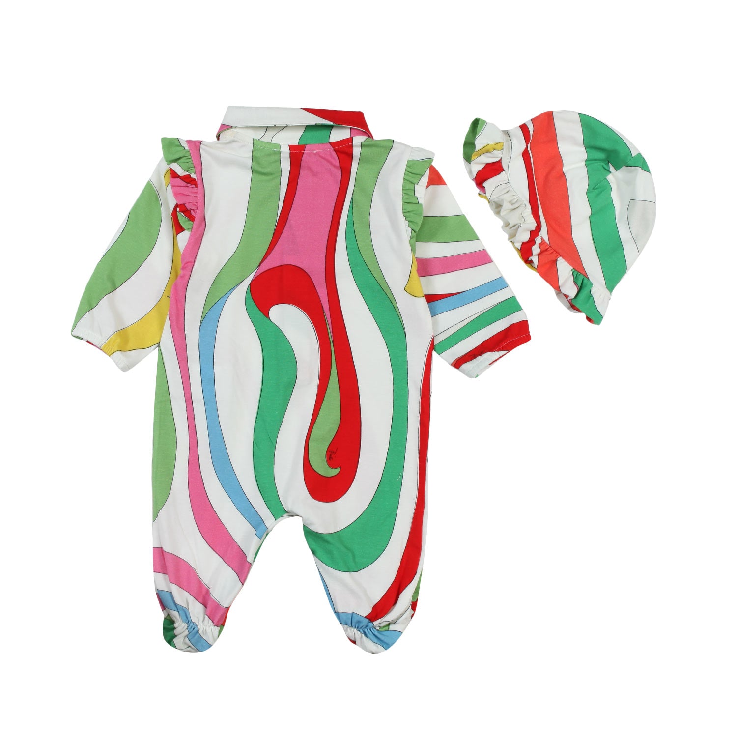 SET REGALO TUTINA E CAPPELLO MULTICOLOR NEONATA - annameglio.com abbigliamento moda
