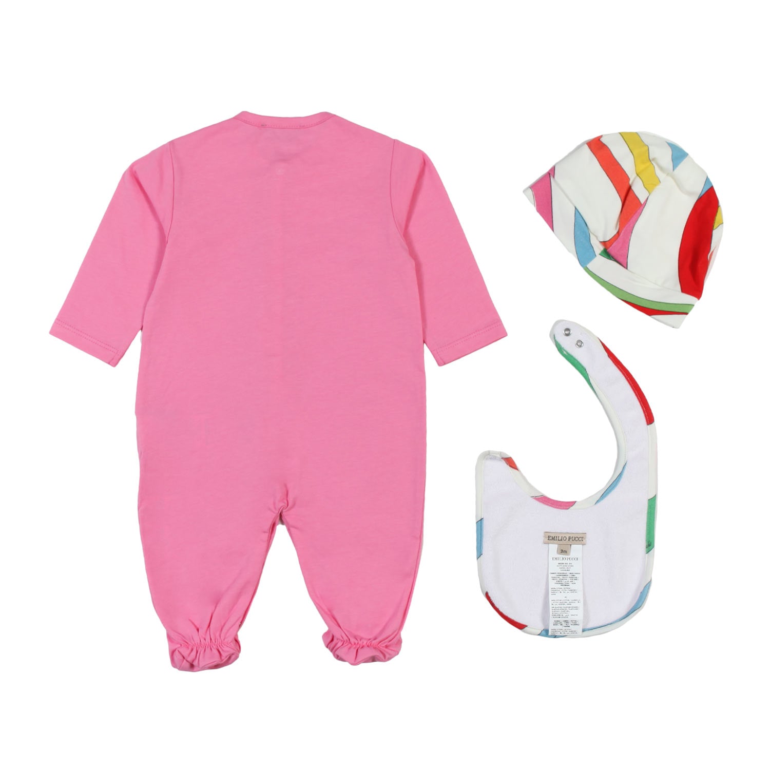 SET REGALO TUTINA FUCSIA E MULTICOLOR NEONATA - annameglio.com abbigliamento moda