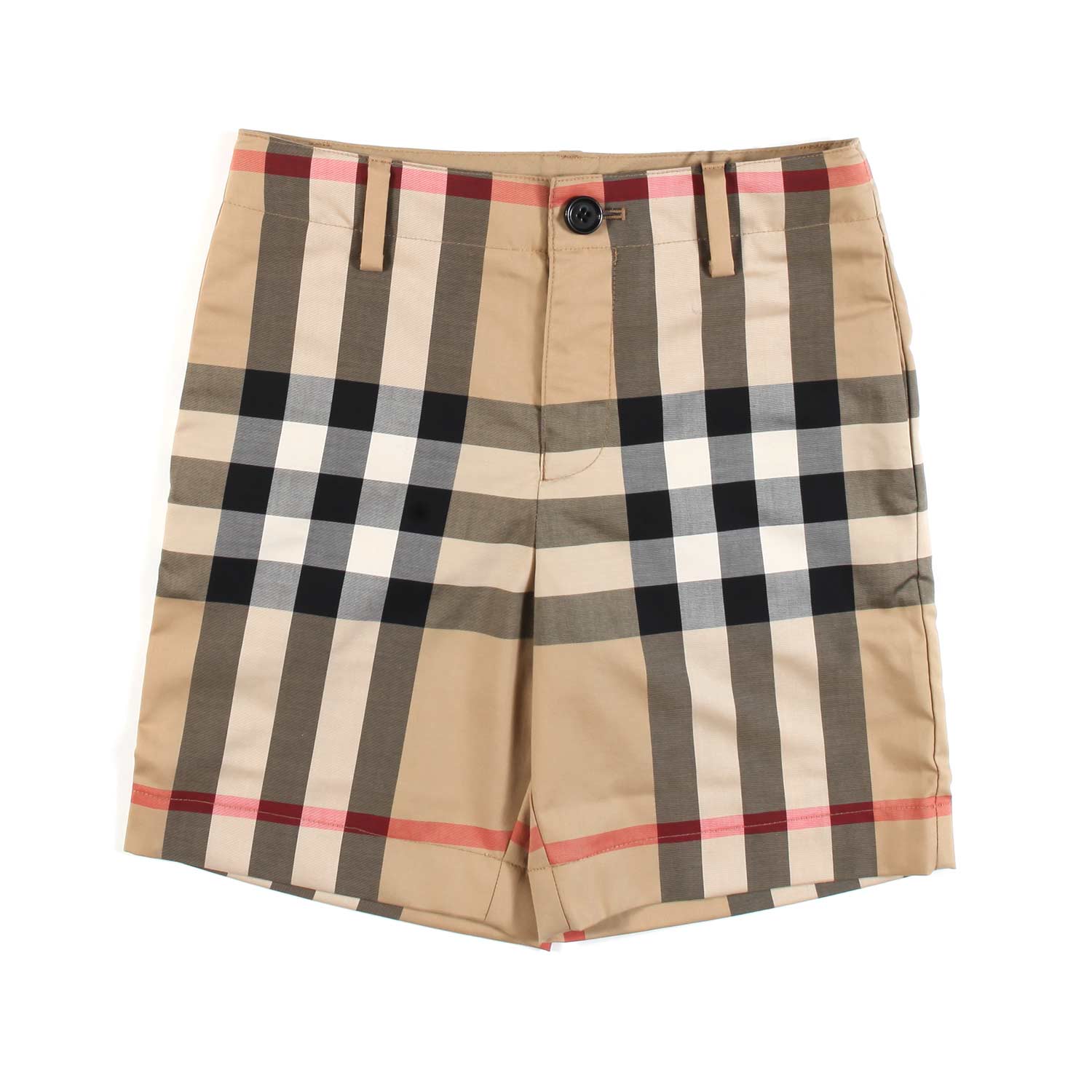 BERMUDA TARTAN BEIGE BAMBINO - annameglio.com abbigliamento moda