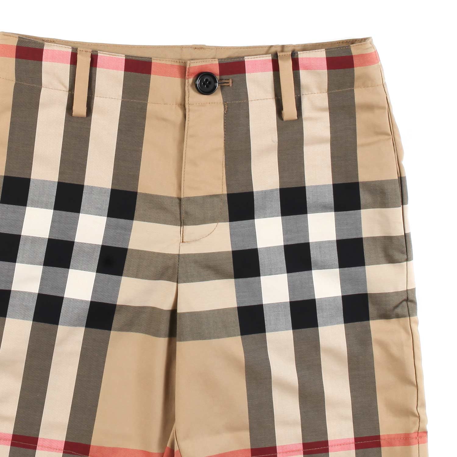 BERMUDA TARTAN BEIGE BAMBINO - annameglio.com abbigliamento moda