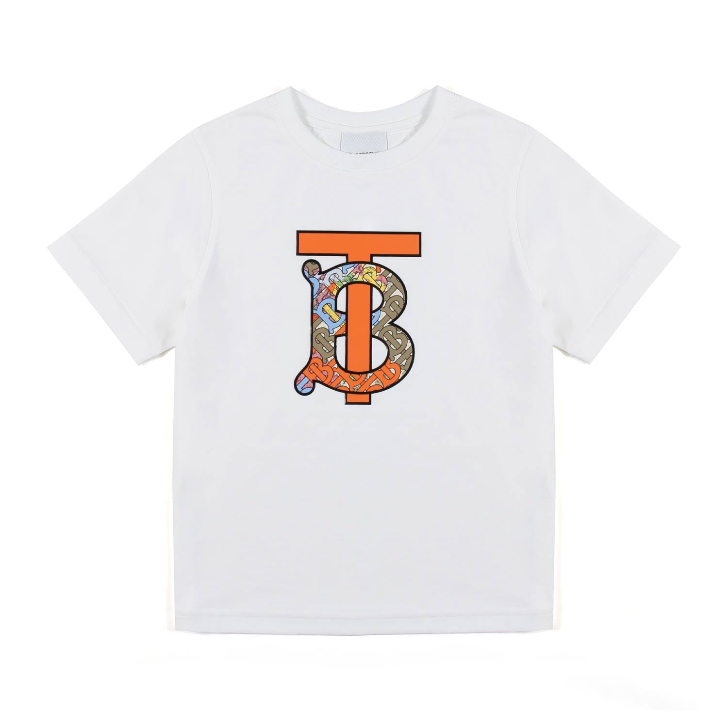 T-SHIRT UNISEX BIANCA CON MONOGRAMMA TB - annameglio.com abbigliamento moda