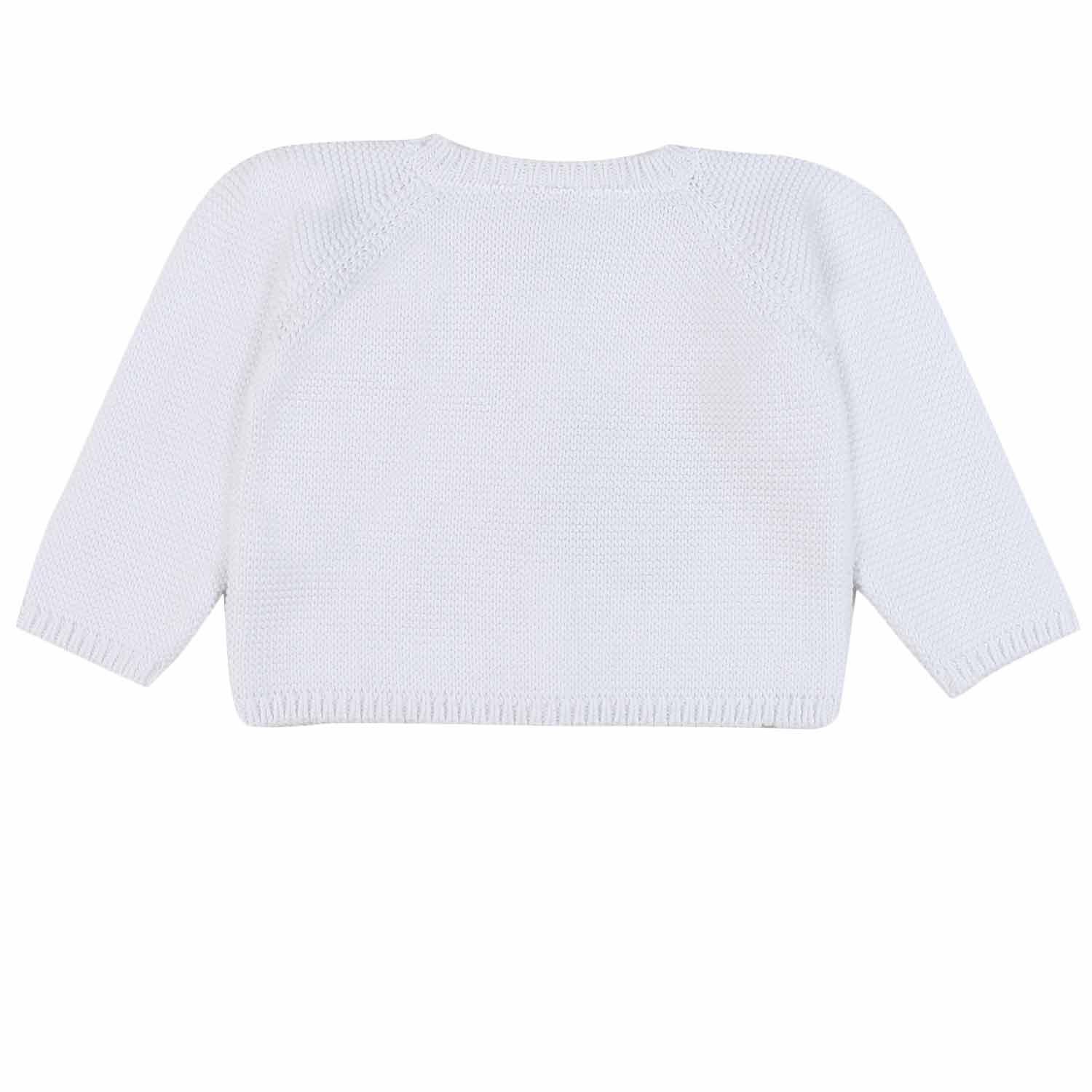 CARDIGAN BIANCO BIMBA E NEONATA - annameglio.com abbigliamento moda