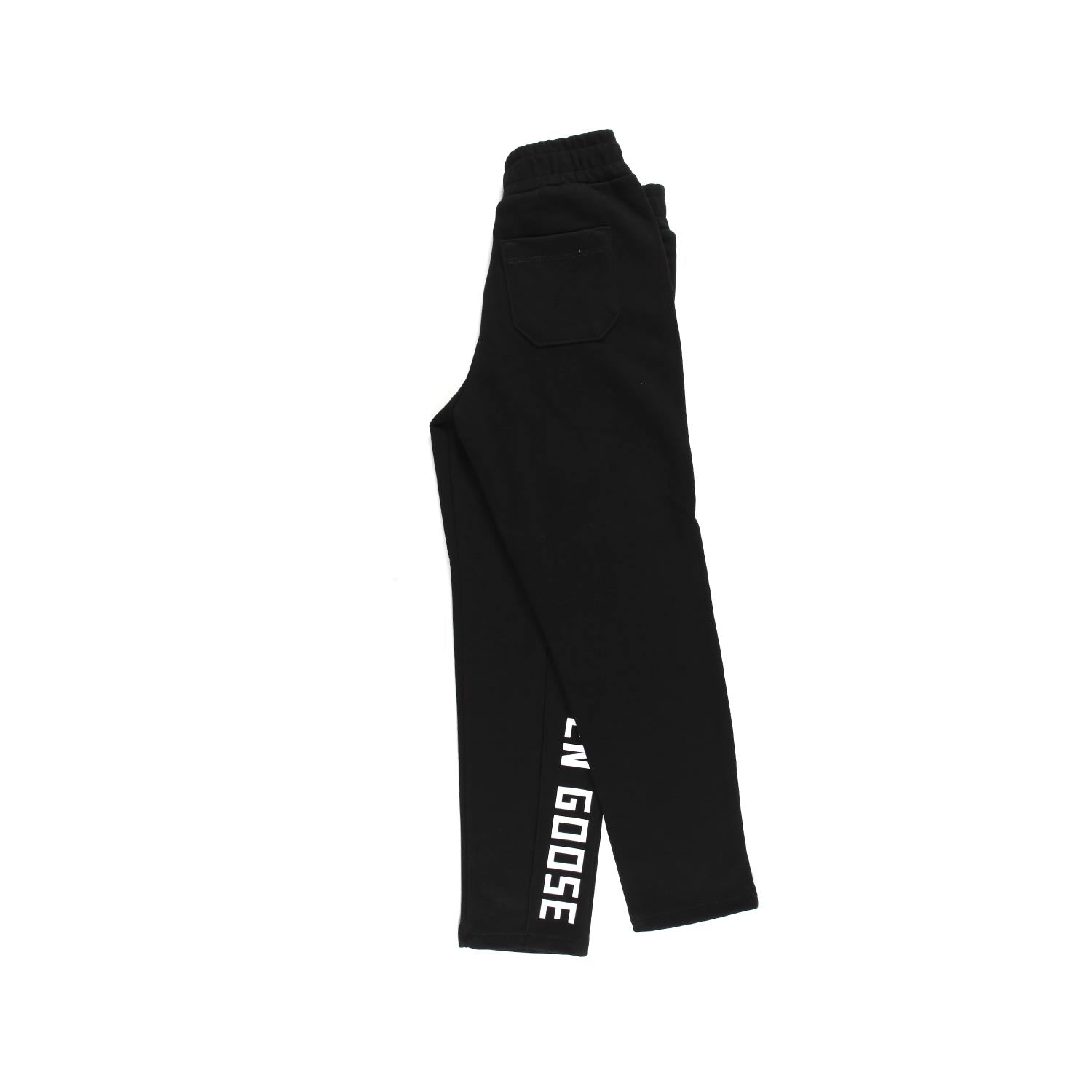 PANTALONE TUTA UNISEX NERO CON LOGO BIANCO TEEN - annameglio.com abbigliamento moda