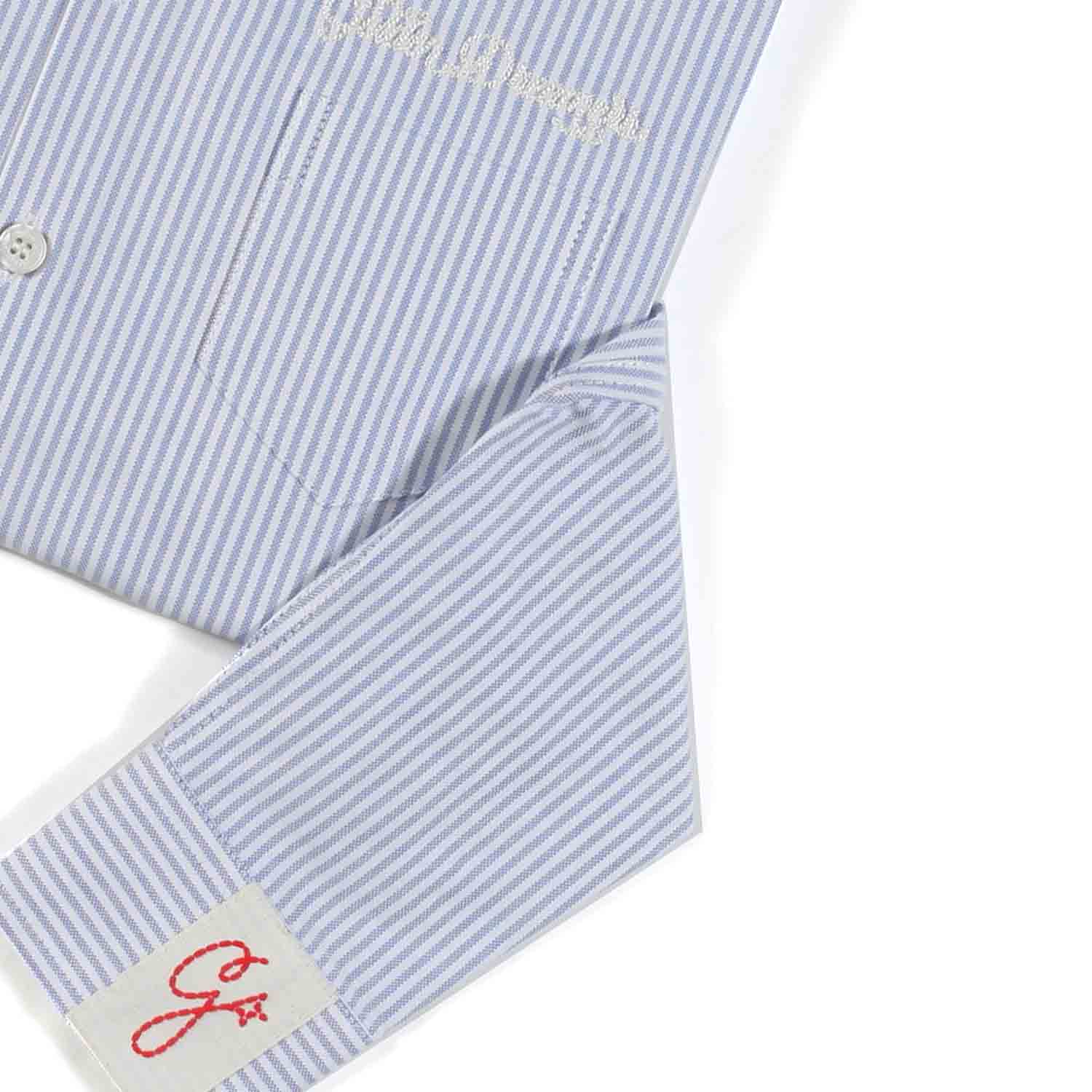 CAMICIA BIANCA E AZZURRA A RIGHE BAMBINO TEEN - annameglio.com abbigliamento moda