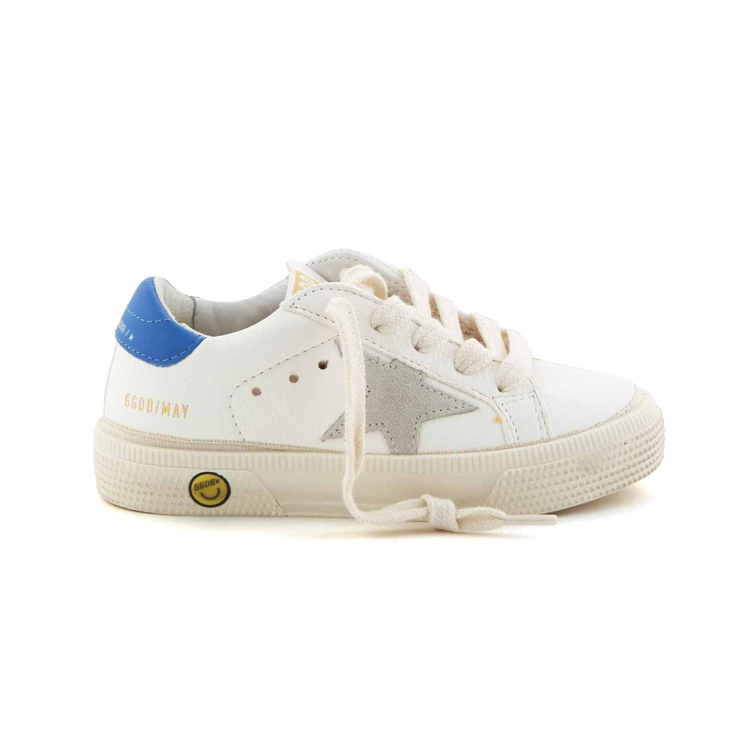 SNEAKER MAY UNISEX AVORIO E BLU TEENAGER - annameglio.com abbigliamento moda