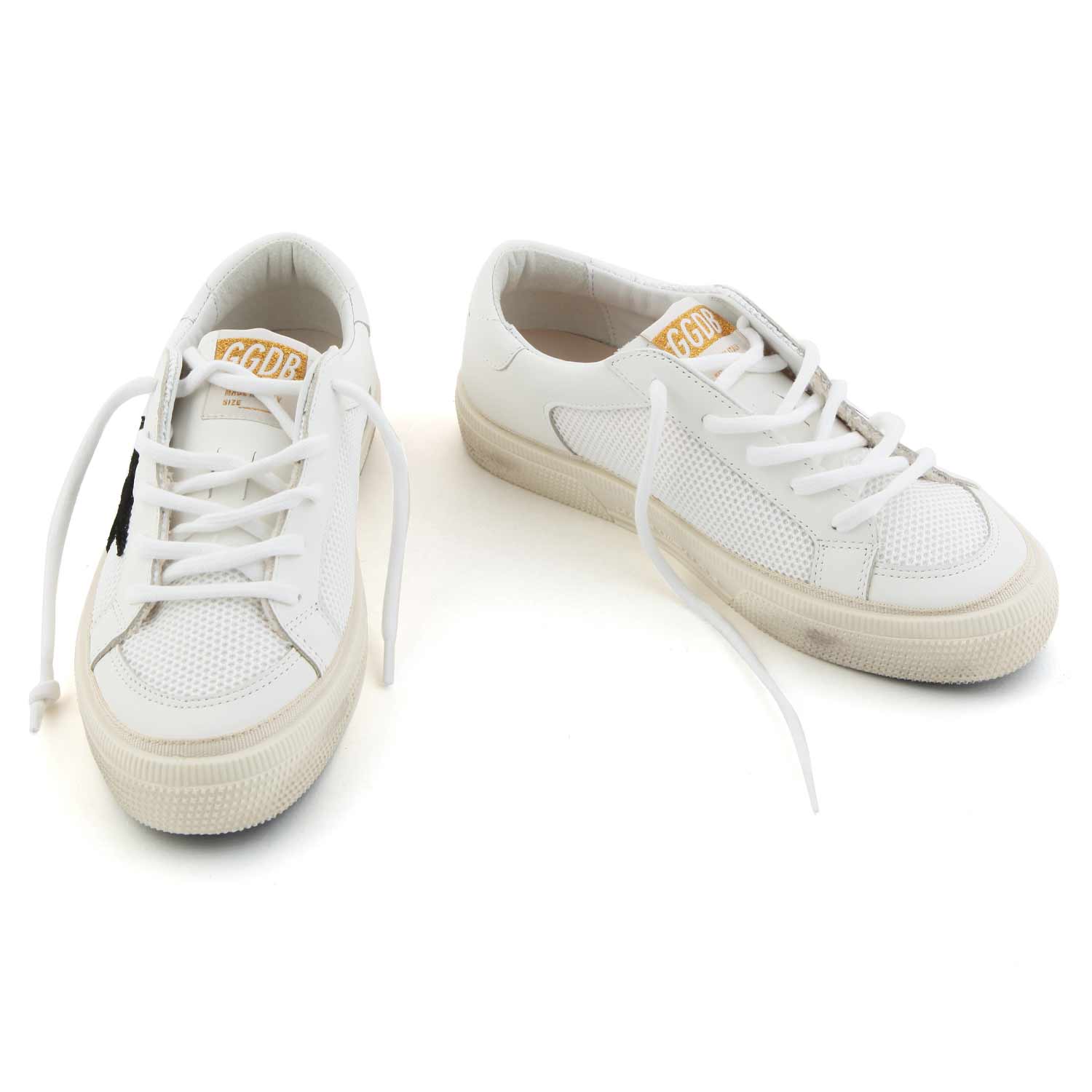 SNEAKER MAY UNISEX BIANCA CON STELLA NERA JUNIOR - annameglio.com abbigliamento moda