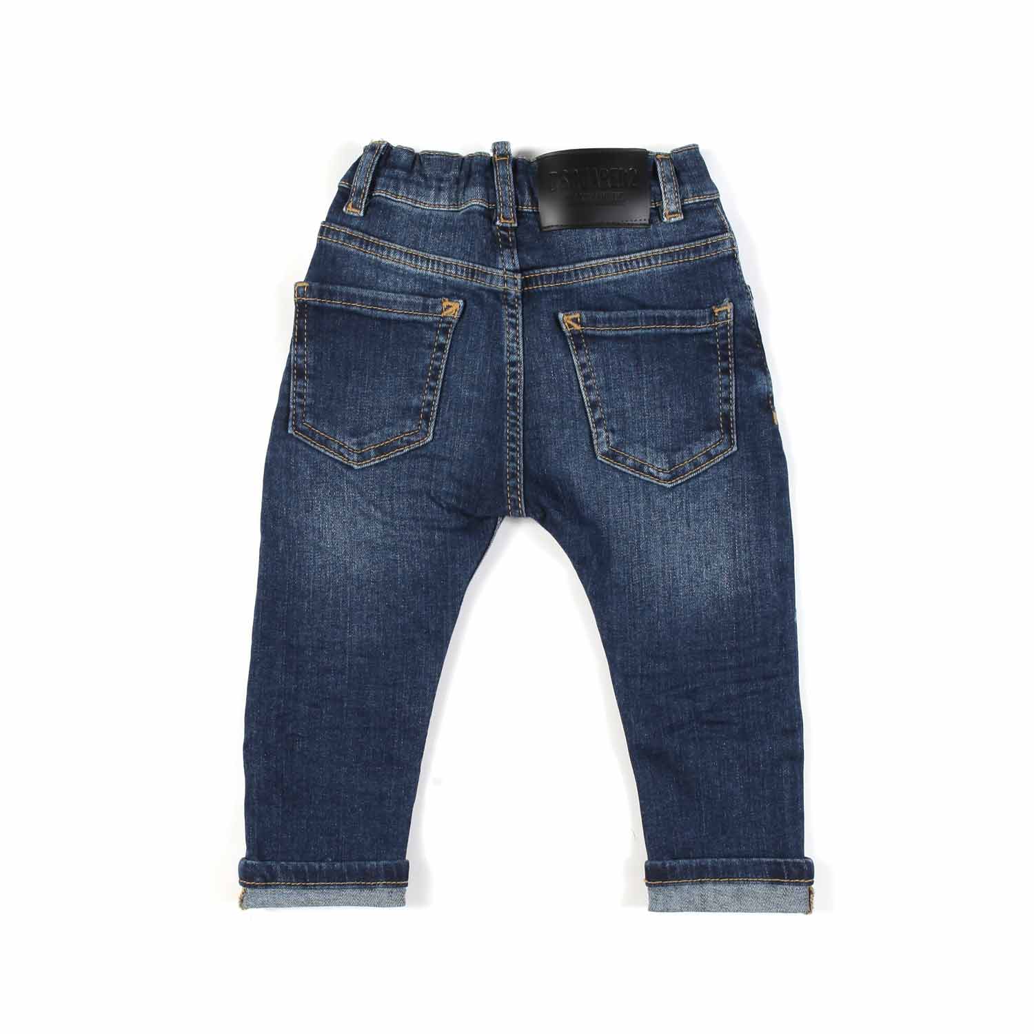 JEANS BLU SCURO STONE WASH BIMBO - annameglio.com abbigliamento moda