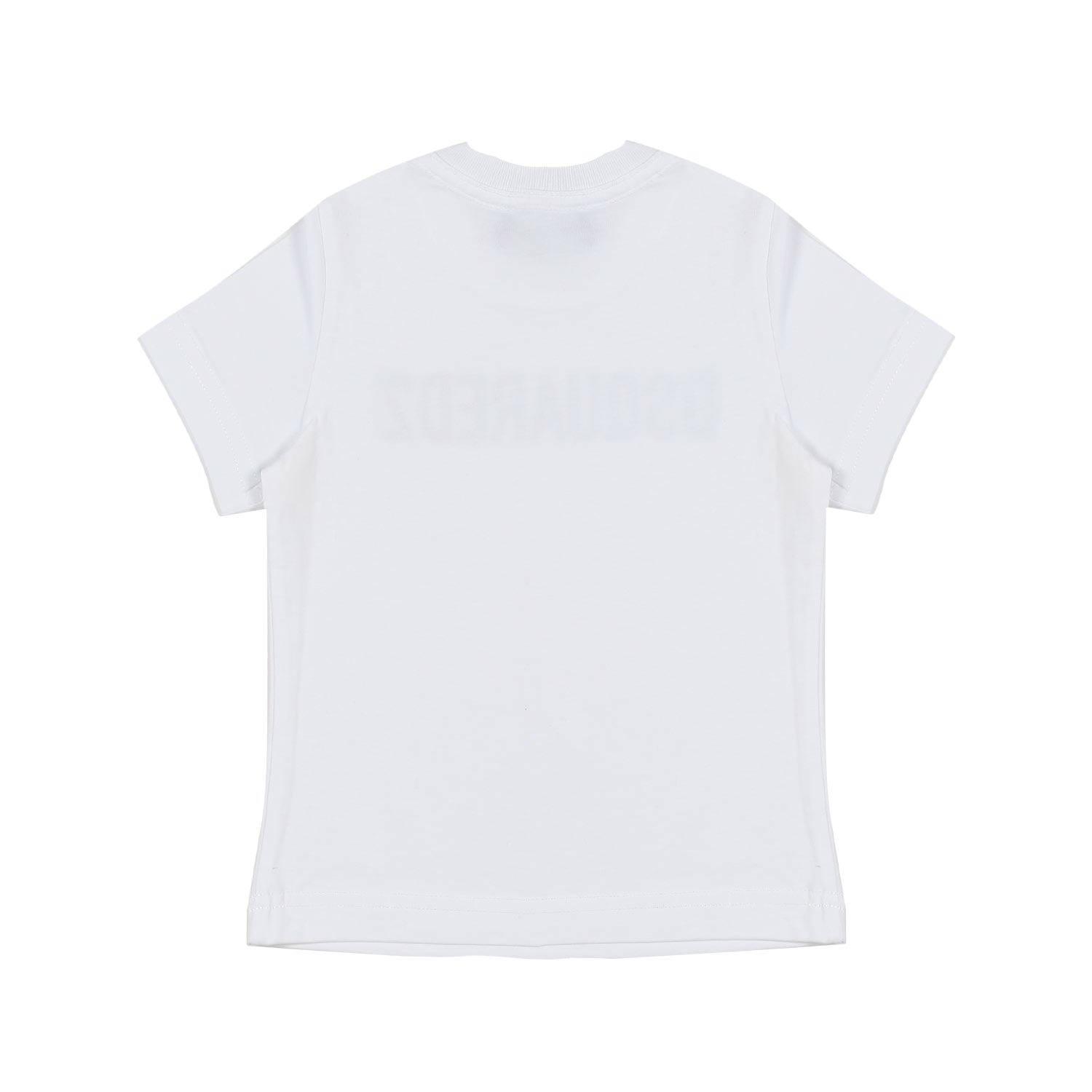 BABY T-SHIRT UNISEX BIANCA CON LOGO ESTESO NERO - annameglio.com abbigliamento moda