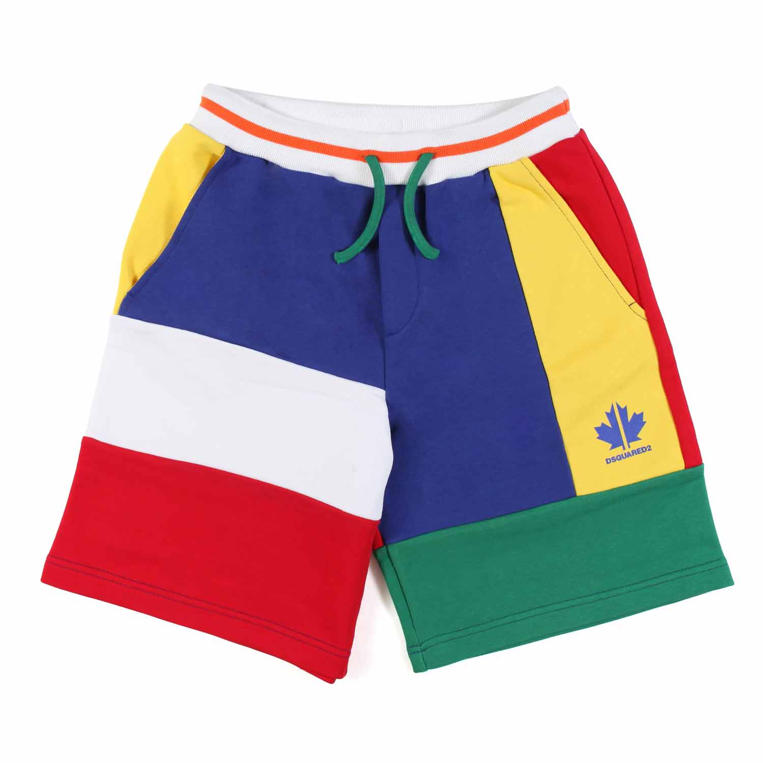 SHORTS FELPA OVER MULTICOLOR BAMBINO E TEENAGER - annameglio.com abbigliamento moda
