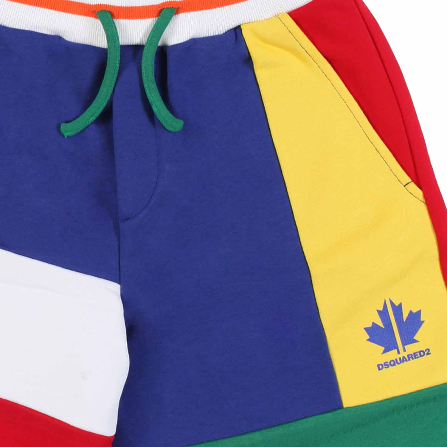 SHORTS FELPA OVER MULTICOLOR BAMBINO E TEENAGER - annameglio.com abbigliamento moda