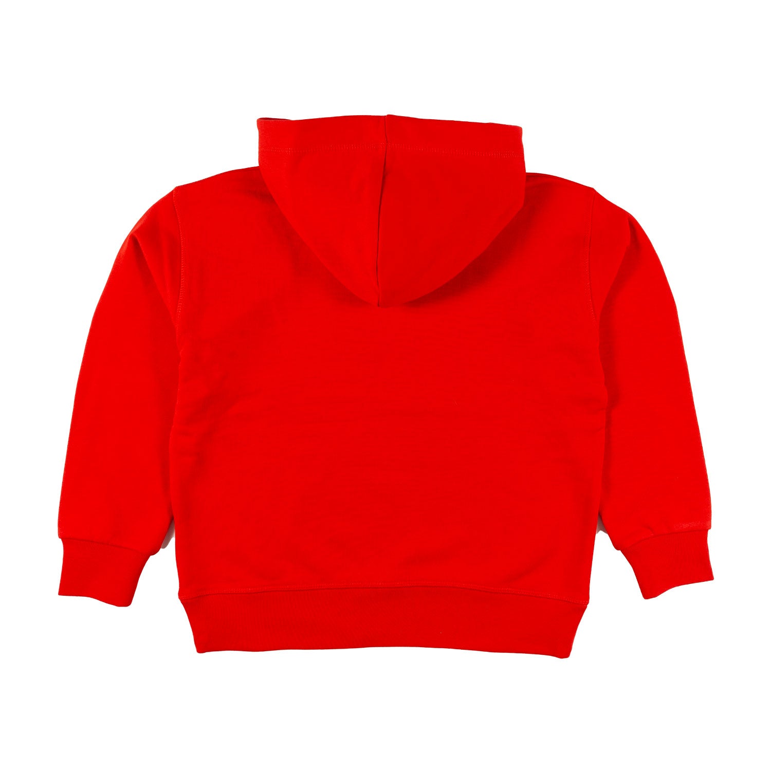 FELPA HOODIE ROSSA CON LOGO AZZURRO - annameglio.com abbigliamento moda