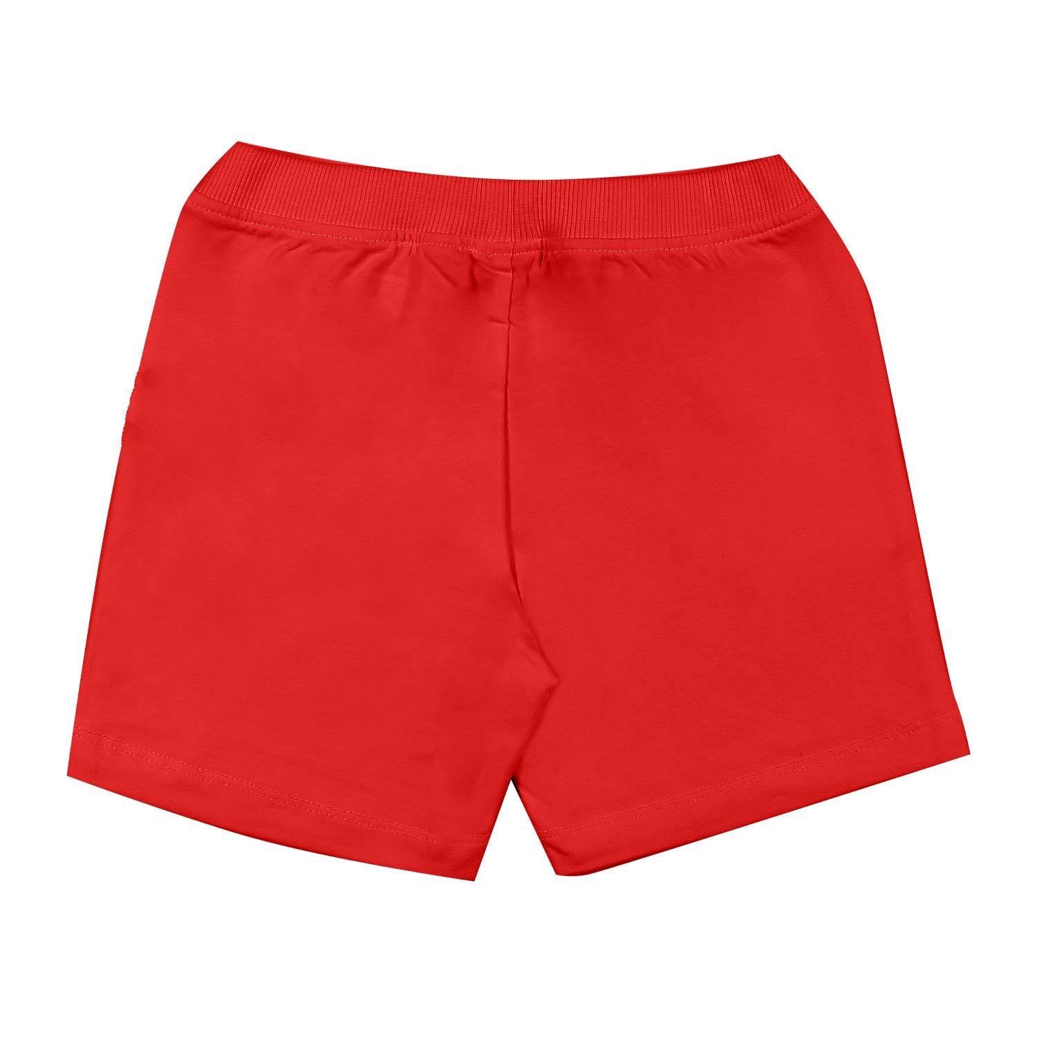 SHORTS FELPA ROSSO CON LOGO NERO BIMBO E BIMBA - annameglio.com abbigliamento moda