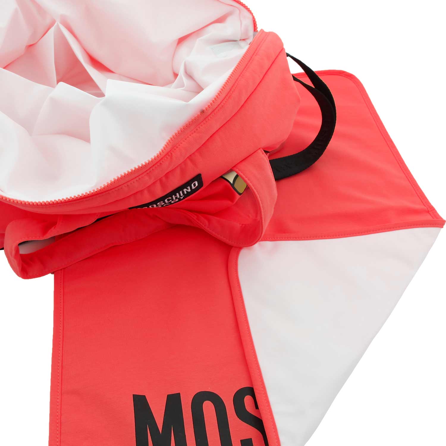 BORSA FASCIATOIO TEDDY BEAR ROSSA IN FELPA - annameglio.com abbigliamento moda