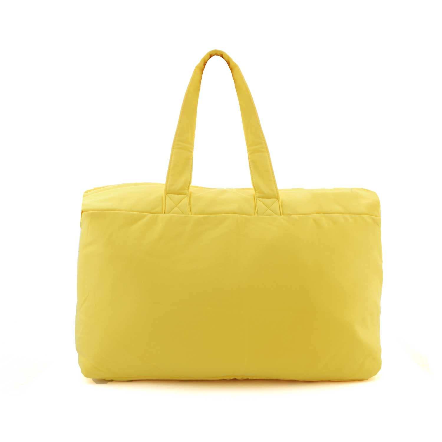 BORSA FASCIATOIO TEDDY BEAR GIALLA IN FELPA - annameglio.com abbigliamento moda