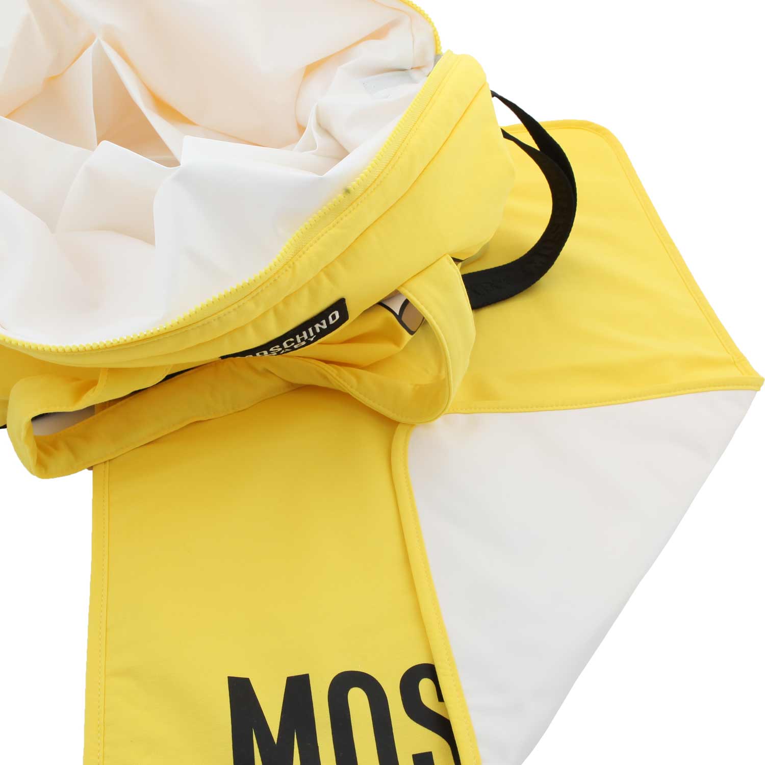 BORSA FASCIATOIO TEDDY BEAR GIALLA IN FELPA - annameglio.com abbigliamento moda