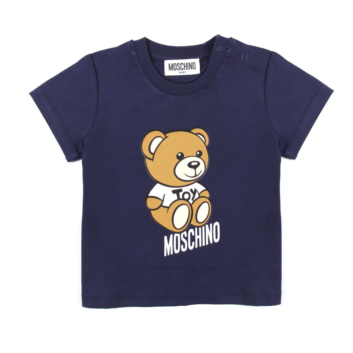 T-SHIRT TEDDY BEAR BLU NAVY BIMBO E BIMBA - annameglio.com abbigliamento moda