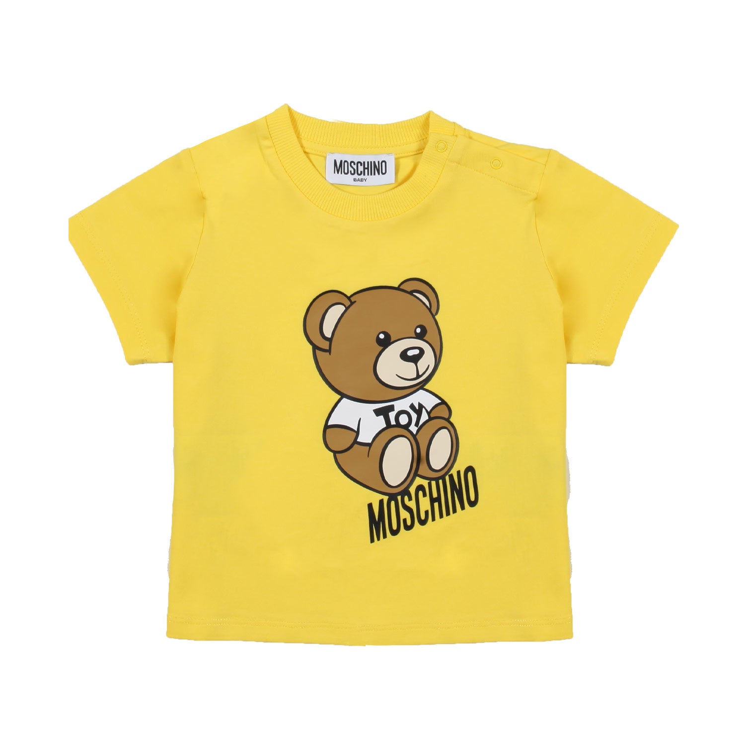 T-SHIRT TEDDY BEAR GIALLA BIMBO E BIMBA - annameglio.com abbigliamento moda