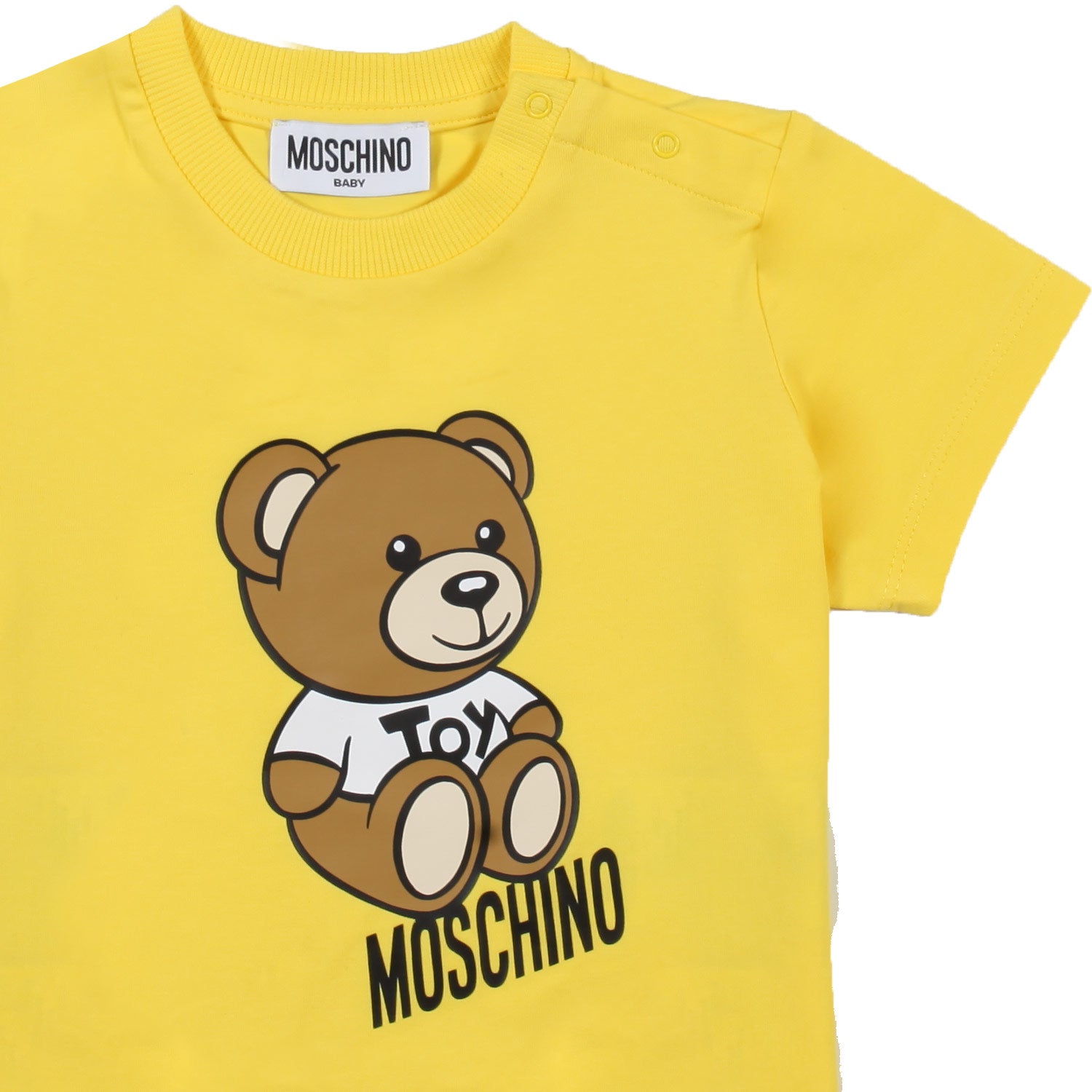 T-SHIRT TEDDY BEAR GIALLA BIMBO E BIMBA - annameglio.com abbigliamento moda