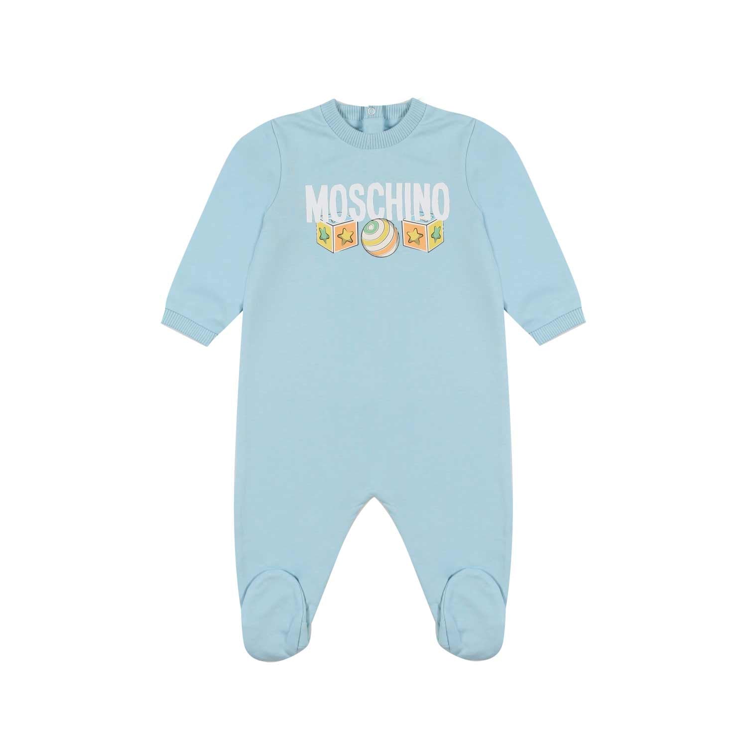 TUTINA CELESTE CON STAMPE MULTICOLOR - annameglio.com abbigliamento moda