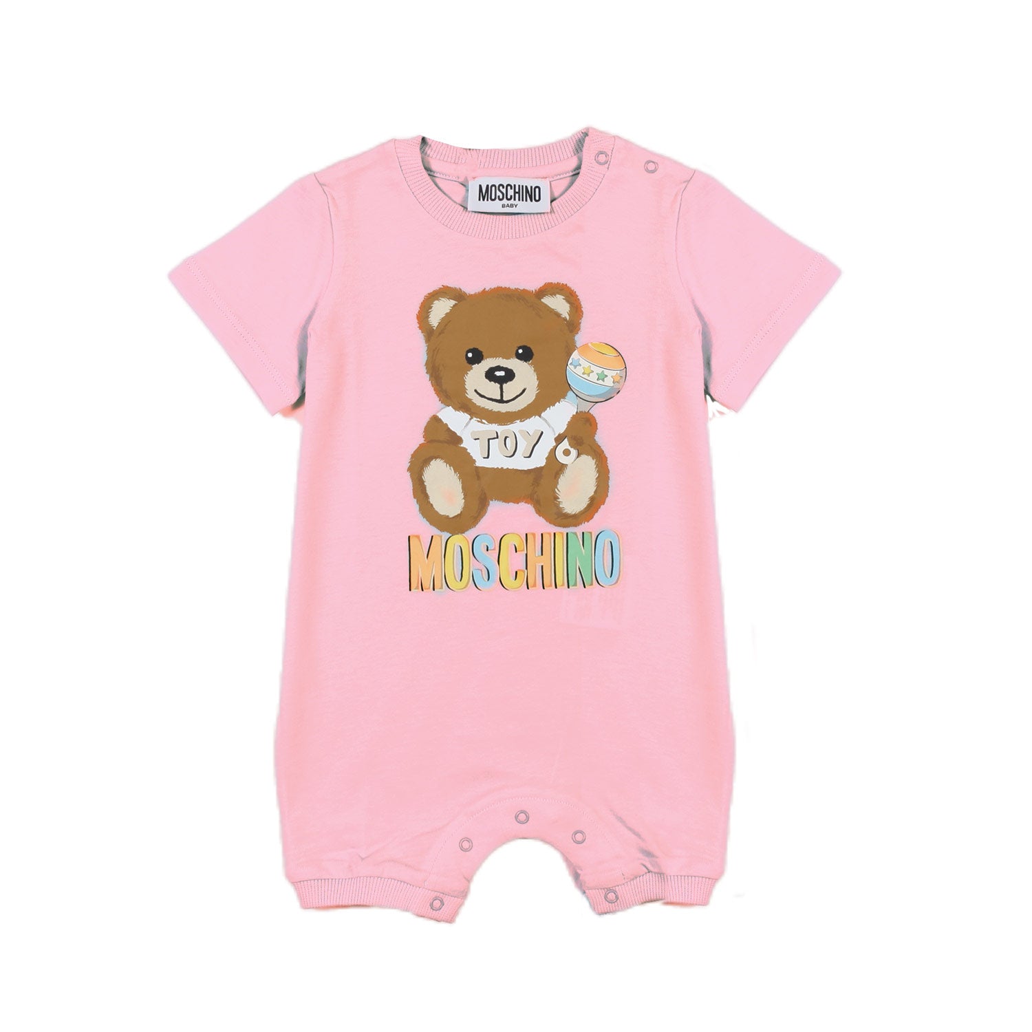 PAGLIACCETTO ROSA CON STAMPA TEDDY BEAR - annameglio.com abbigliamento moda
