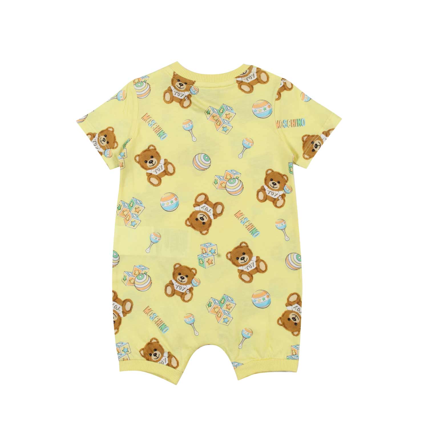 PAGLIACCETTO UNISEX GIALLO CON STAMPE TEDDY BEAR - annameglio.com abbigliamento moda