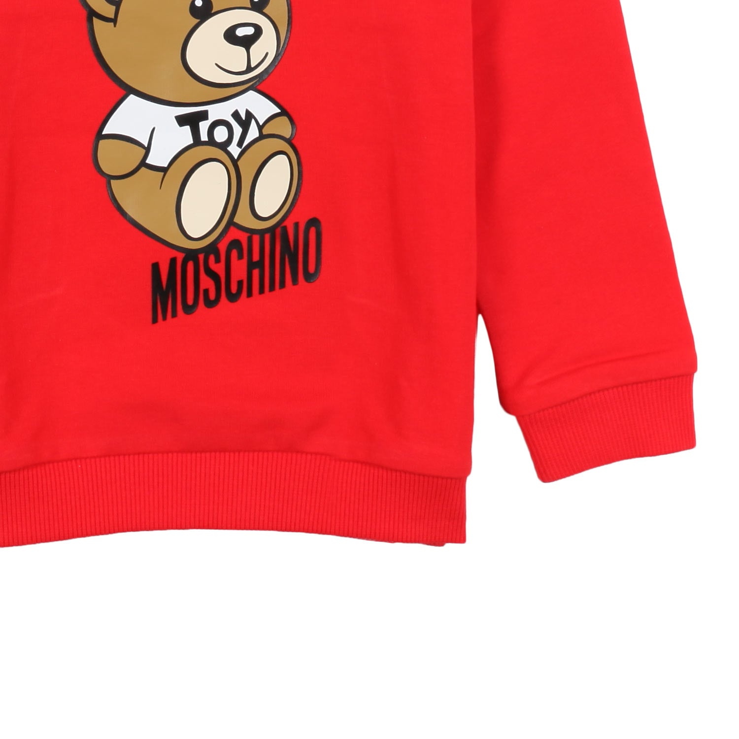 FELPA ROSSA CON TEDDY BEAR BIMBO E BIMBA - annameglio.com abbigliamento moda