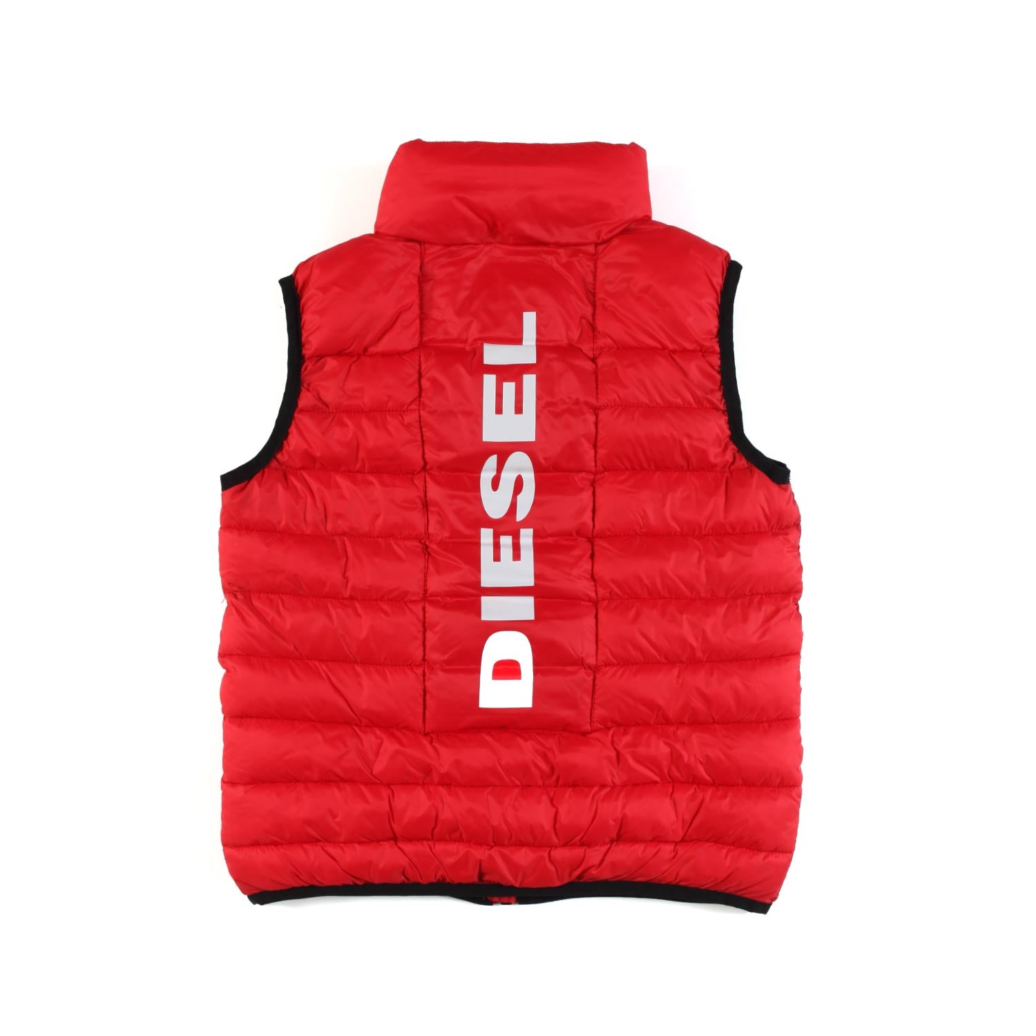 GILET PUFFER ROSSO E NERO BAMBINO E TEENAGER - annameglio.com abbigliamento moda