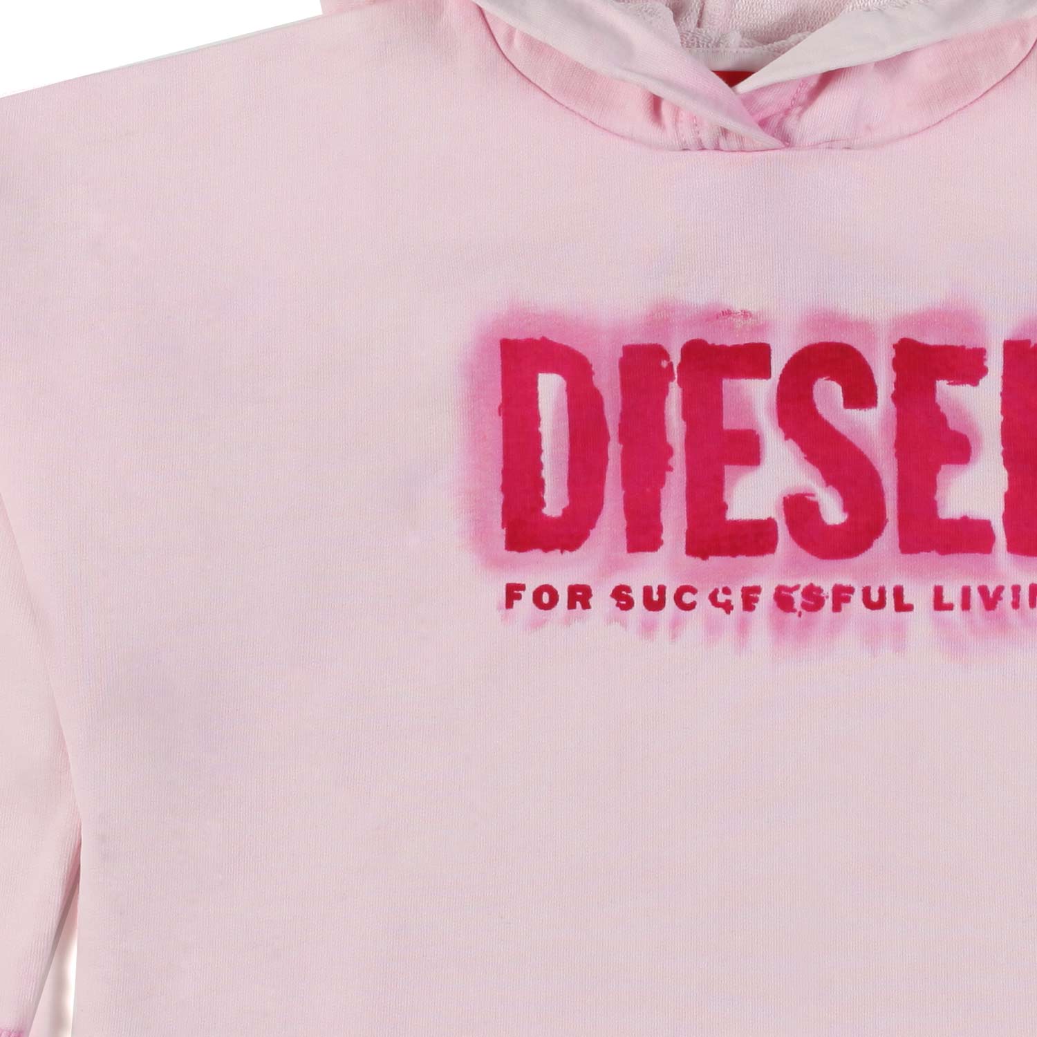 FELPA CROPPED ROSA E FUCSIA CON CAPPUCCIO - annameglio.com abbigliamento moda