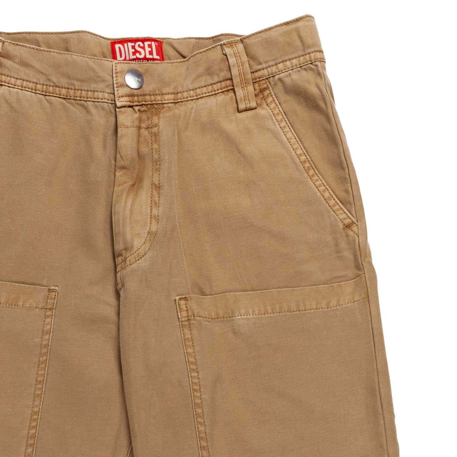 PANTALONE CARGO BEIGE SCURO BAMBINO E TEENAGER - annameglio.com abbigliamento moda