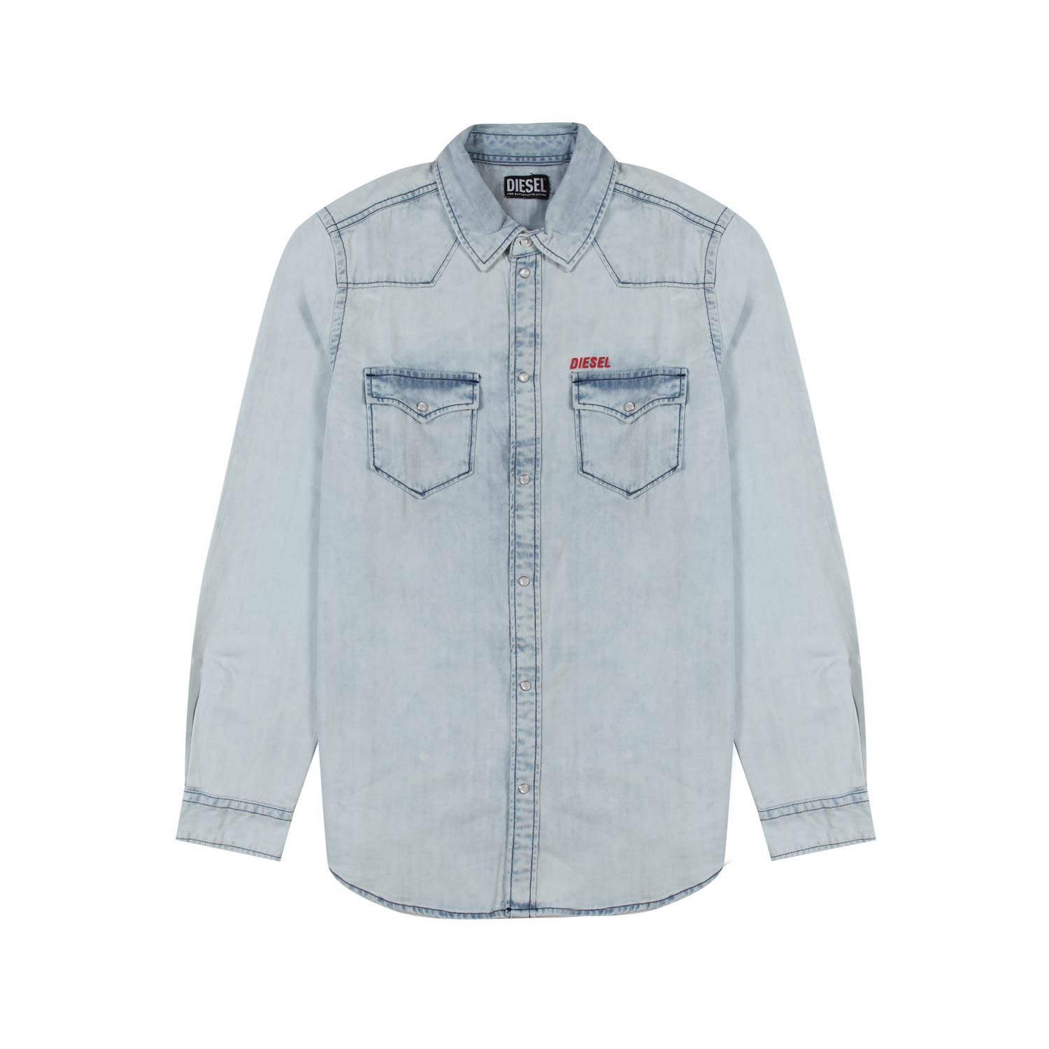 CAMICIA DENIM CELESTE CHIARO UNISEX - annameglio.com abbigliamento moda