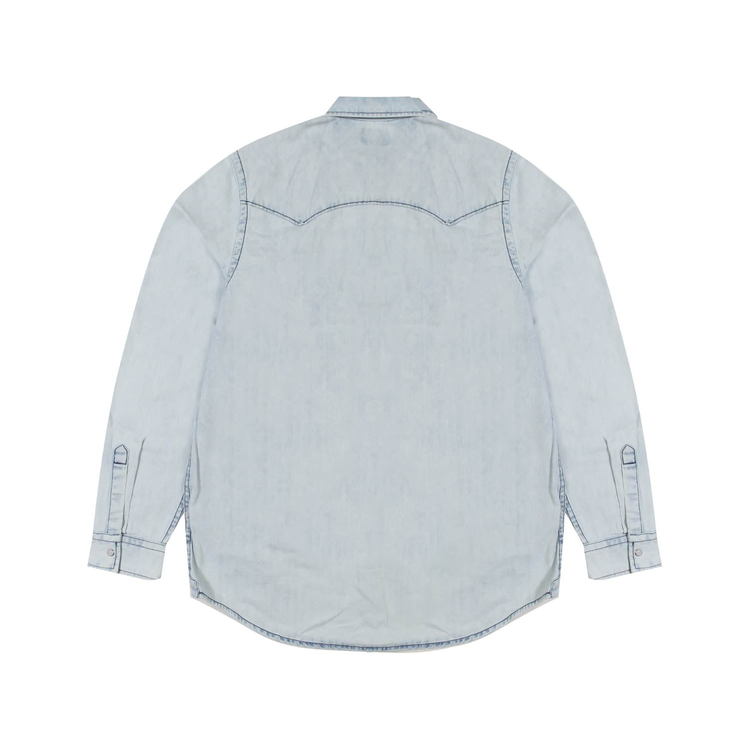 CAMICIA DENIM CELESTE CHIARO UNISEX - annameglio.com abbigliamento moda