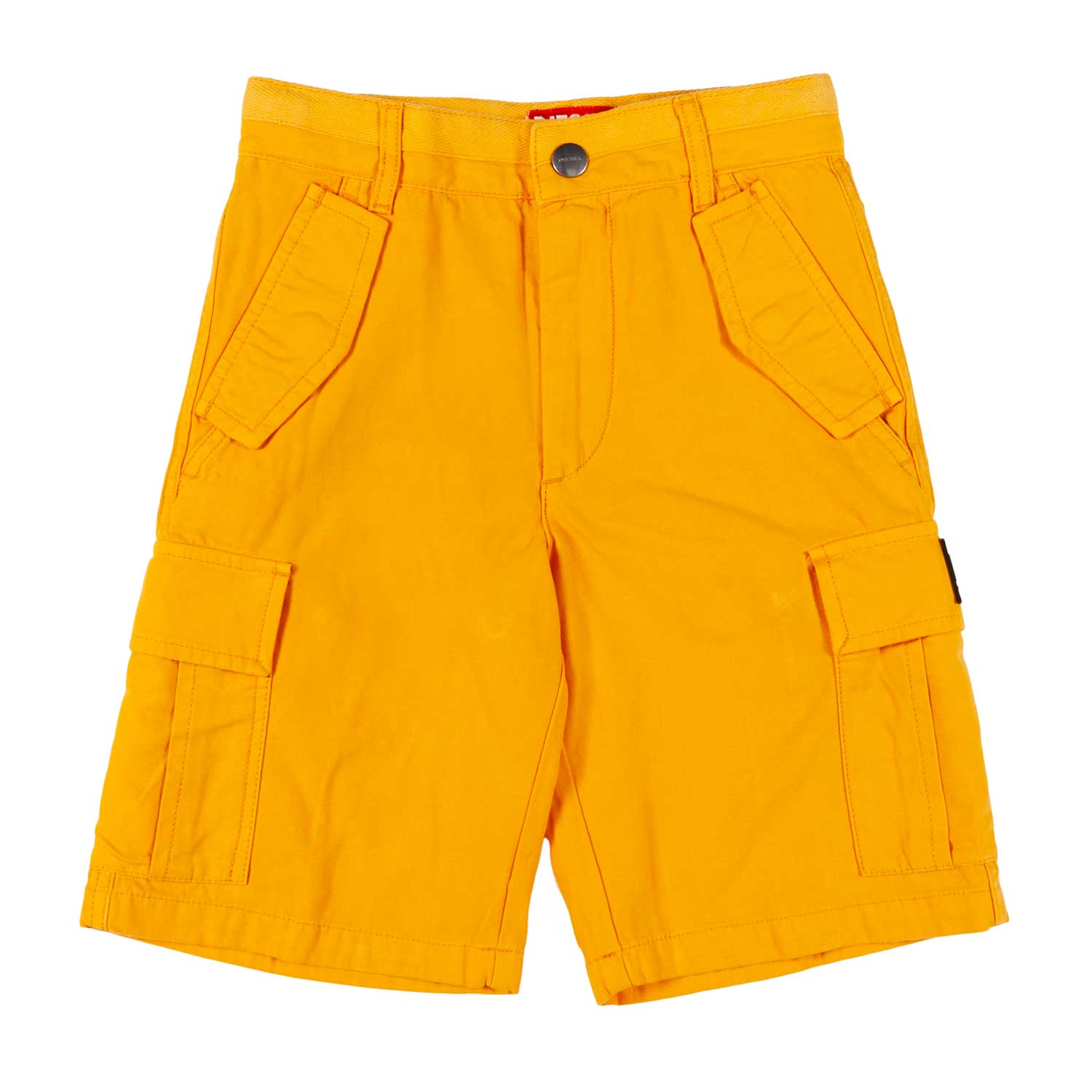 BERMUDA CARGO GIALLO OCRA BAMBINO E TEENAGER - annameglio.com abbigliamento moda