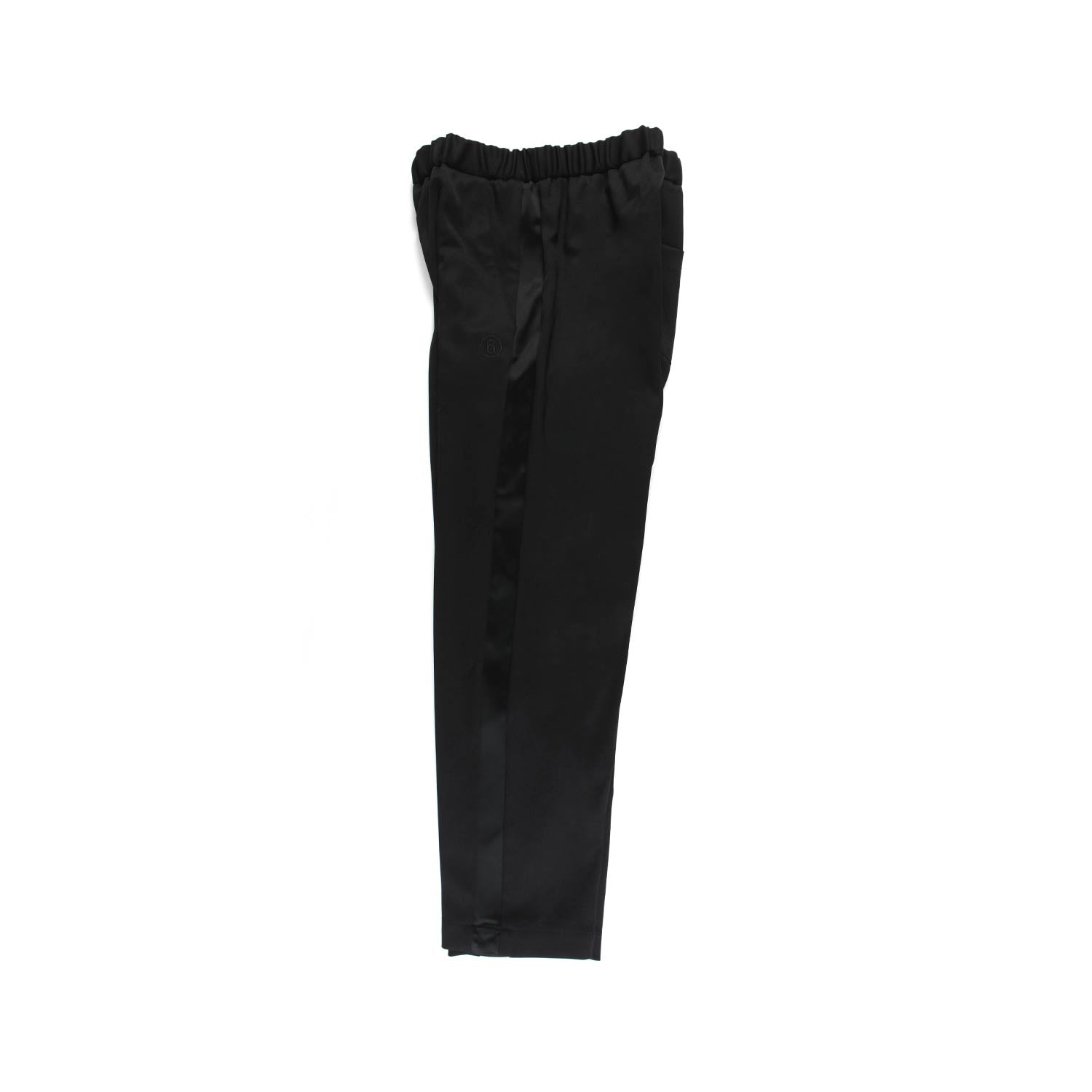 PANTALONE FRESCO LANA NERO CON COULISSE - annameglio.com abbigliamento moda