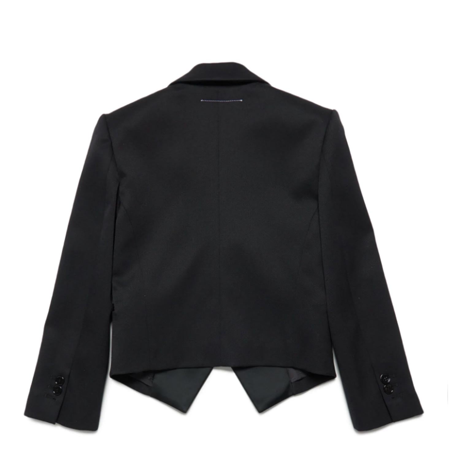 GIACCA BLAZER FRESCO LANA NERA BAMBINA E TEEN - annameglio.com abbigliamento moda