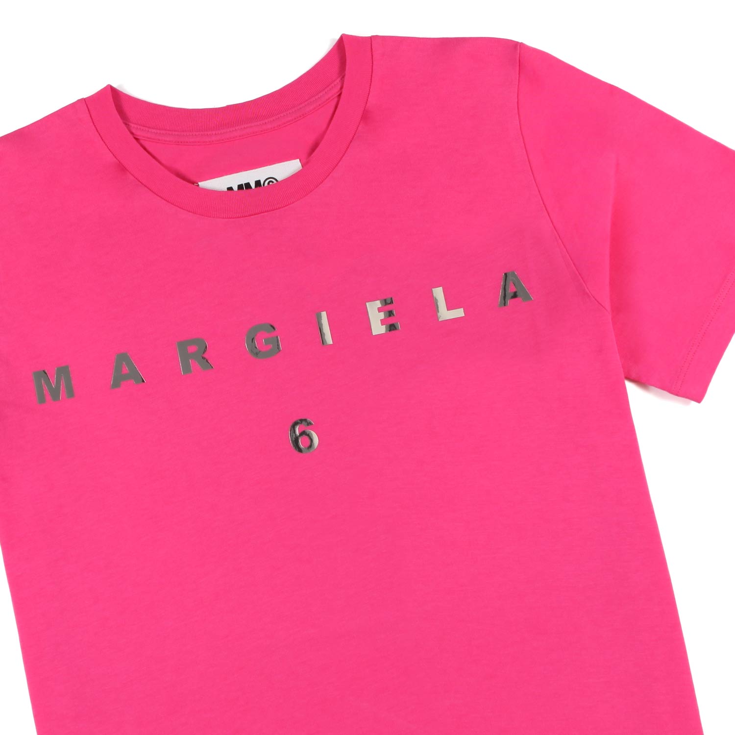 T-SHIRT FUCSIA CON LOGO CROMATO - annameglio.com abbigliamento moda