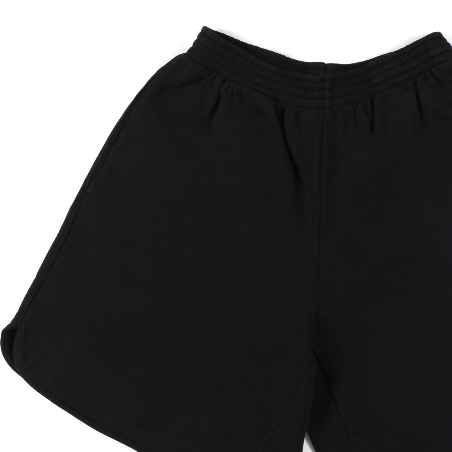 SHORTS FELPA NERO OVERSIZE BAMBINA E TEENAGER - annameglio.com abbigliamento moda