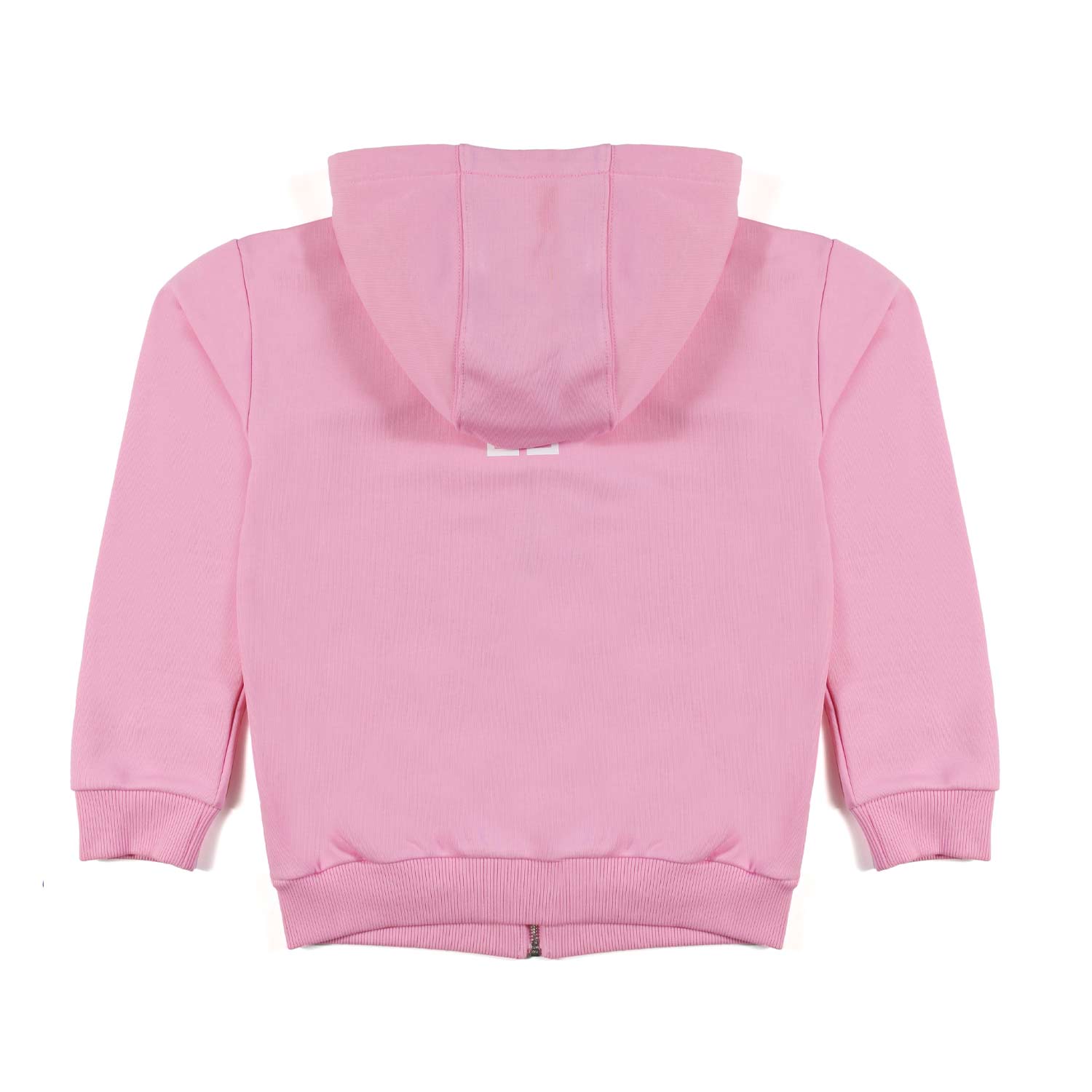 FELPA ROSA CON CAPPUCCIO E LOGHI BIANCHI TEENAGER - annameglio.com abbigliamento moda
