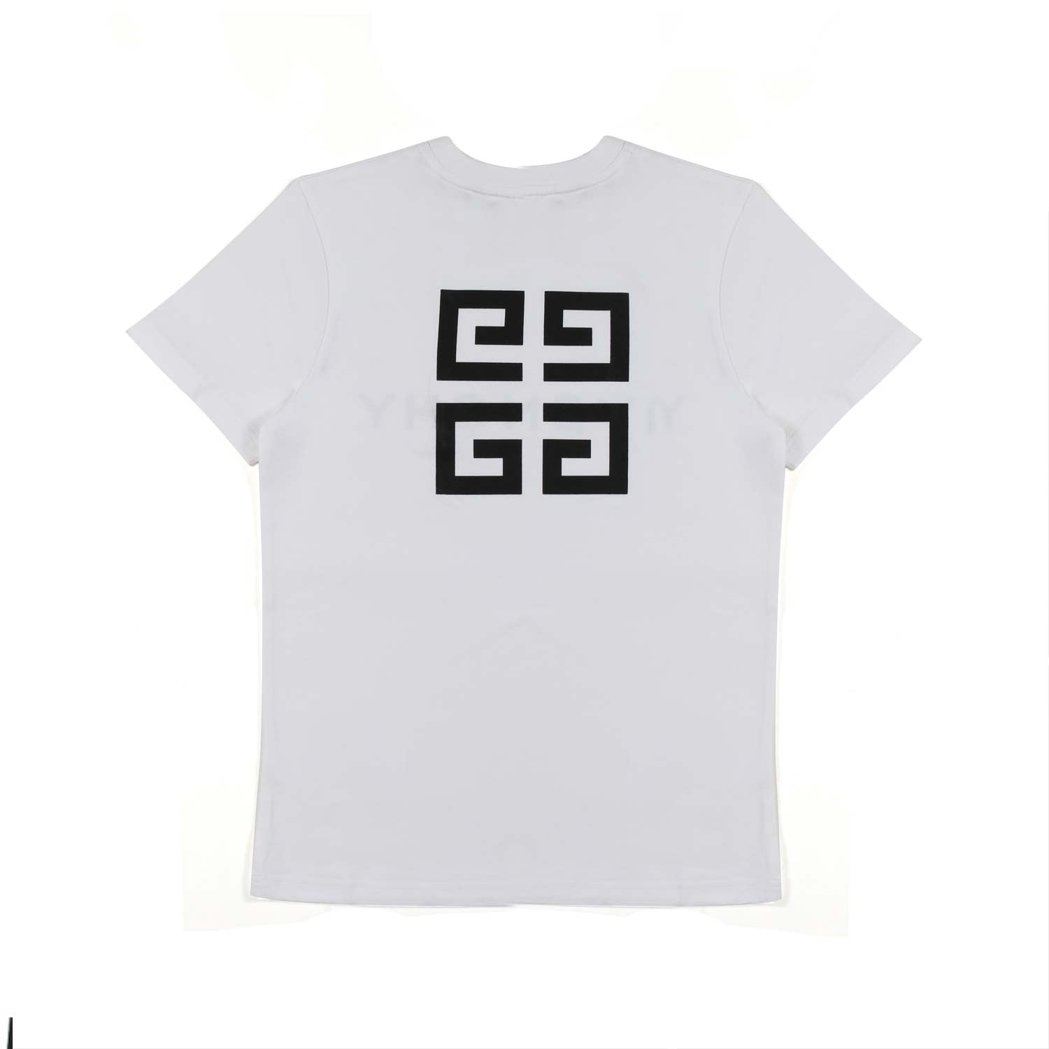 T-SHIRT UNISEX BIANCA CON MAXI LOGHI NERI - annameglio.com abbigliamento moda