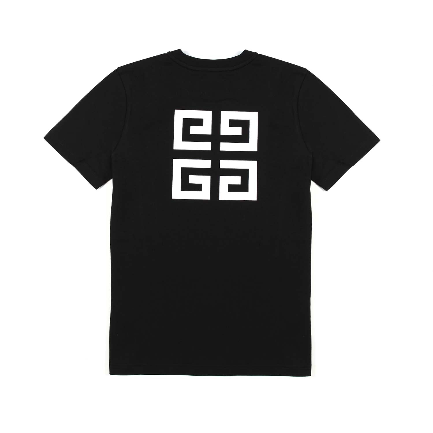 T-SHIRT UNISEX NERA CON MAXI LOGHI BIANCHI - annameglio.com abbigliamento moda