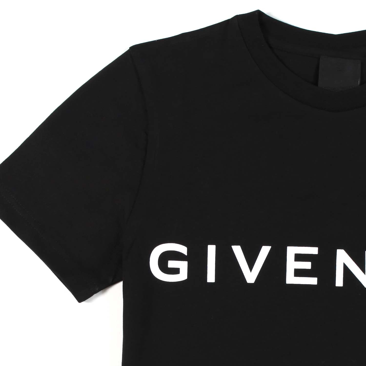 T-SHIRT UNISEX NERA CON MAXI LOGHI BIANCHI - annameglio.com abbigliamento moda