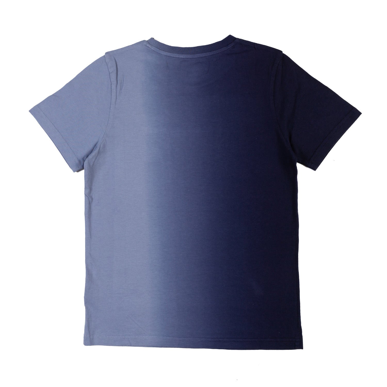 T-shirt Blu sfumato con logo - annameglio.com abbigliamento moda